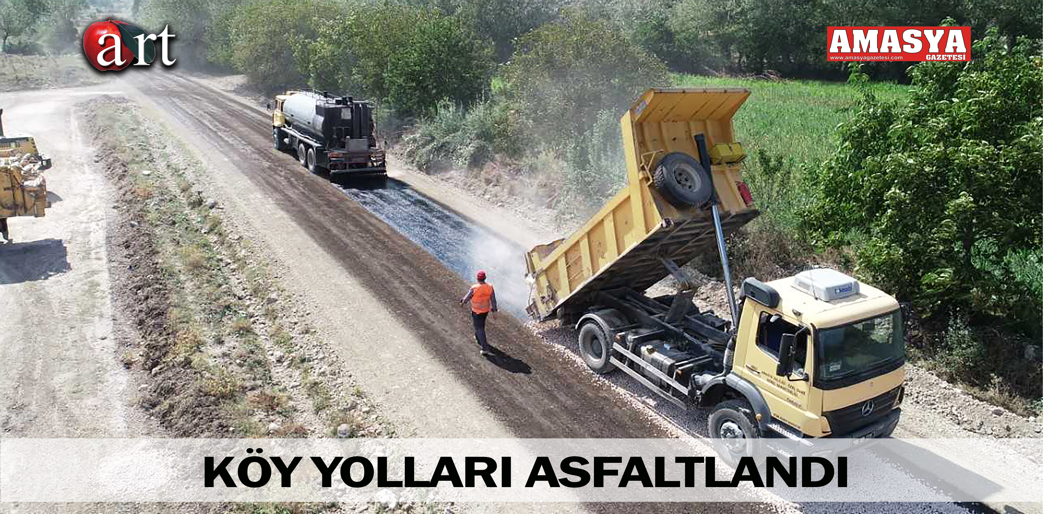 KÖY YOLLARI ASFALTLANDI