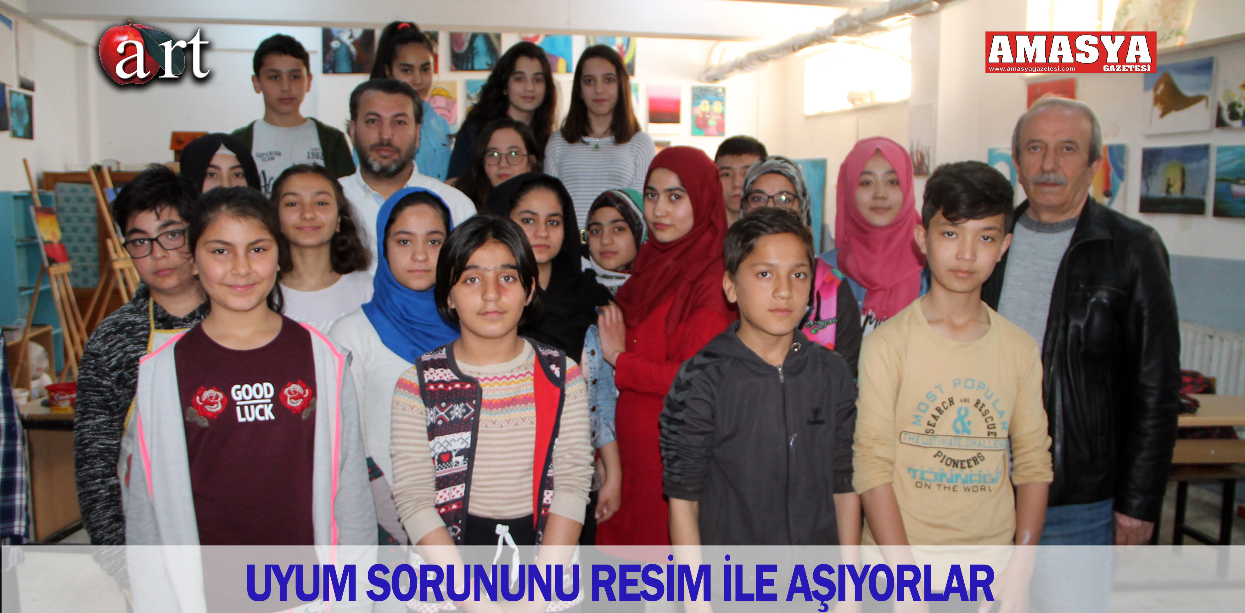 UYUM SORUNUNU RESİM İLE AŞIYORLAR