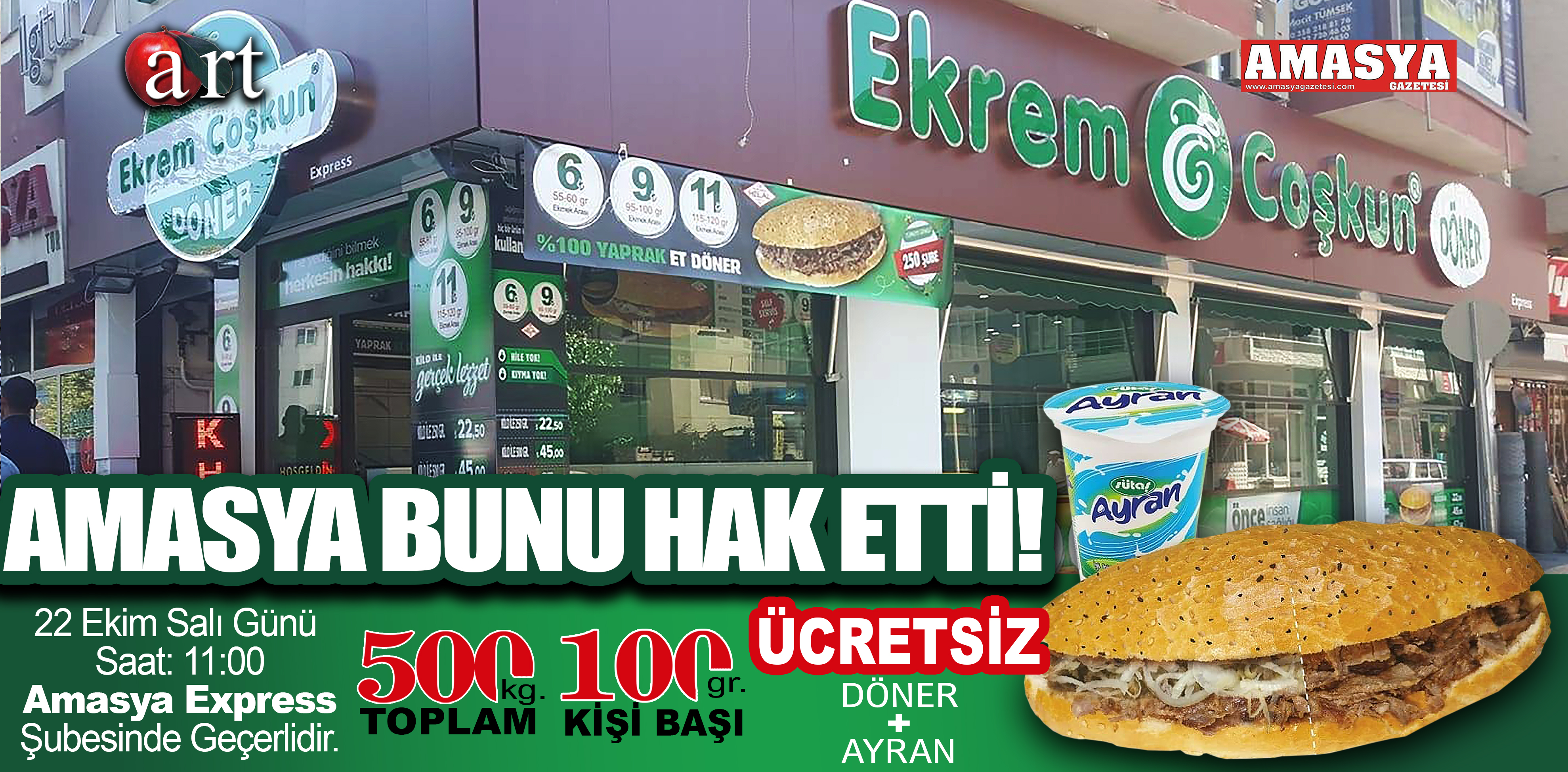 AMASYA BUNU HAK ETTİ!