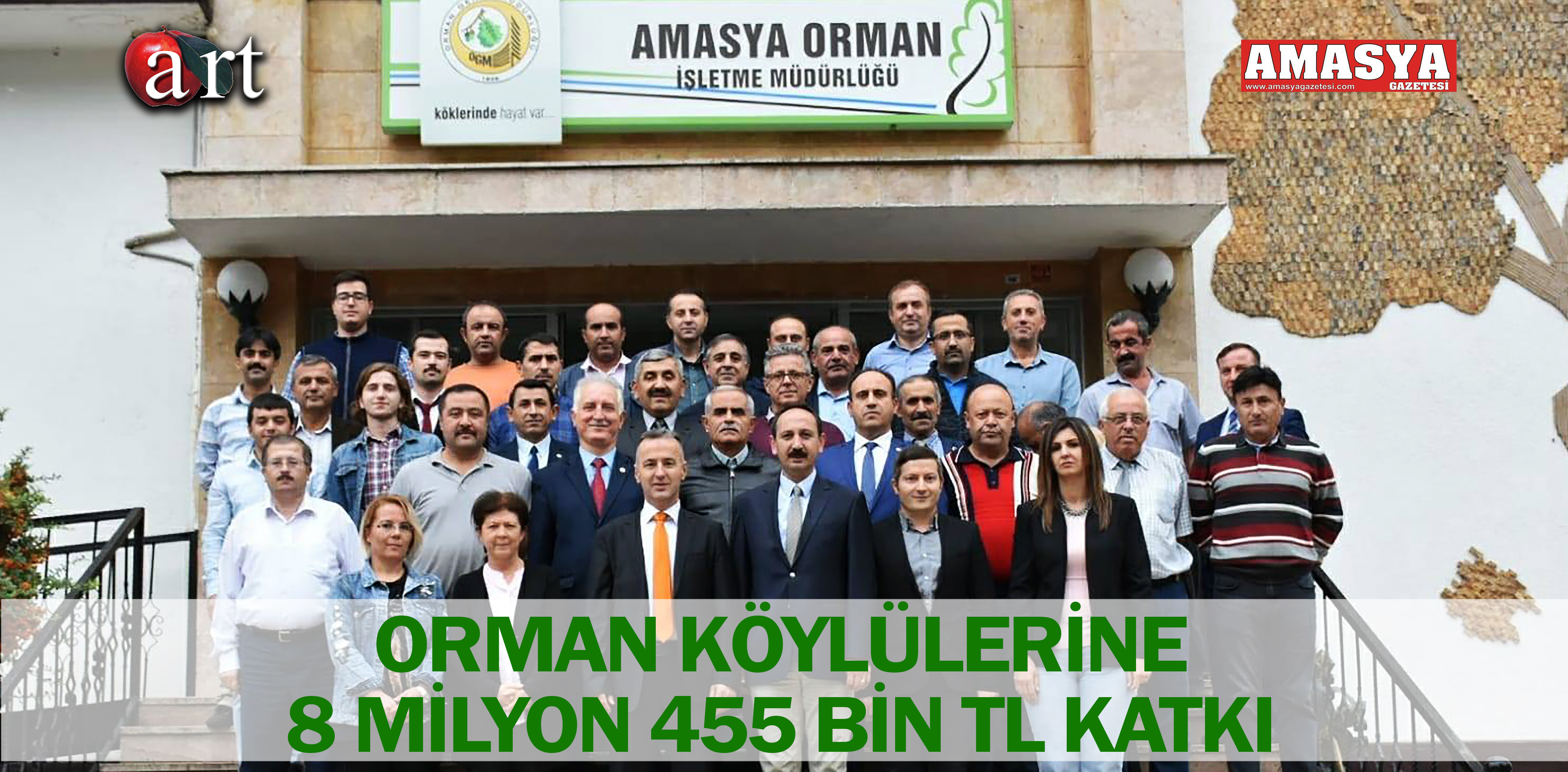 ORMAN KÖYLÜLERİNE 8 MİLYON 455 BİN TL KATKI