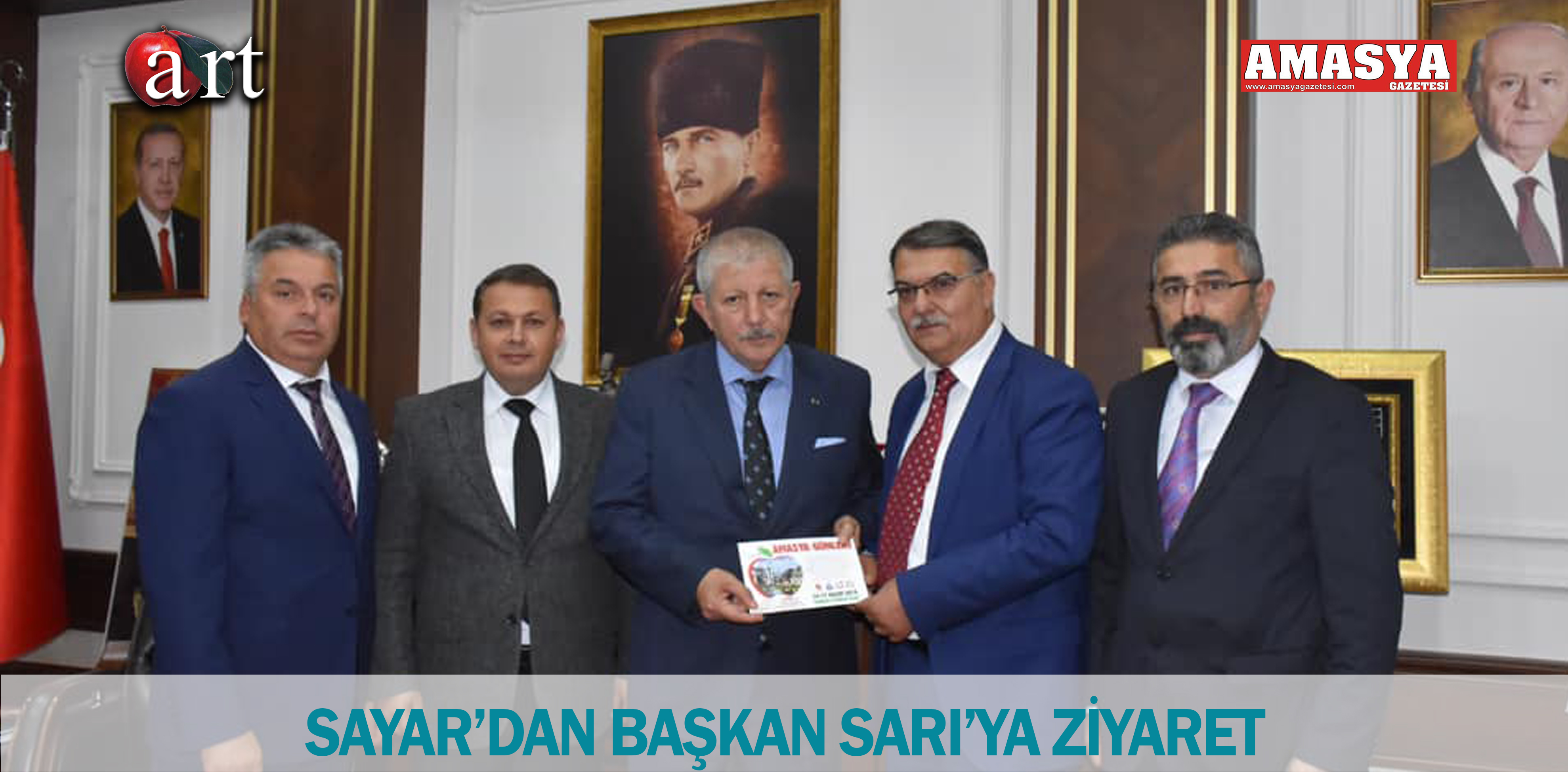 SAYAR’DAN BAŞKAN SARI’YA ZİYARET