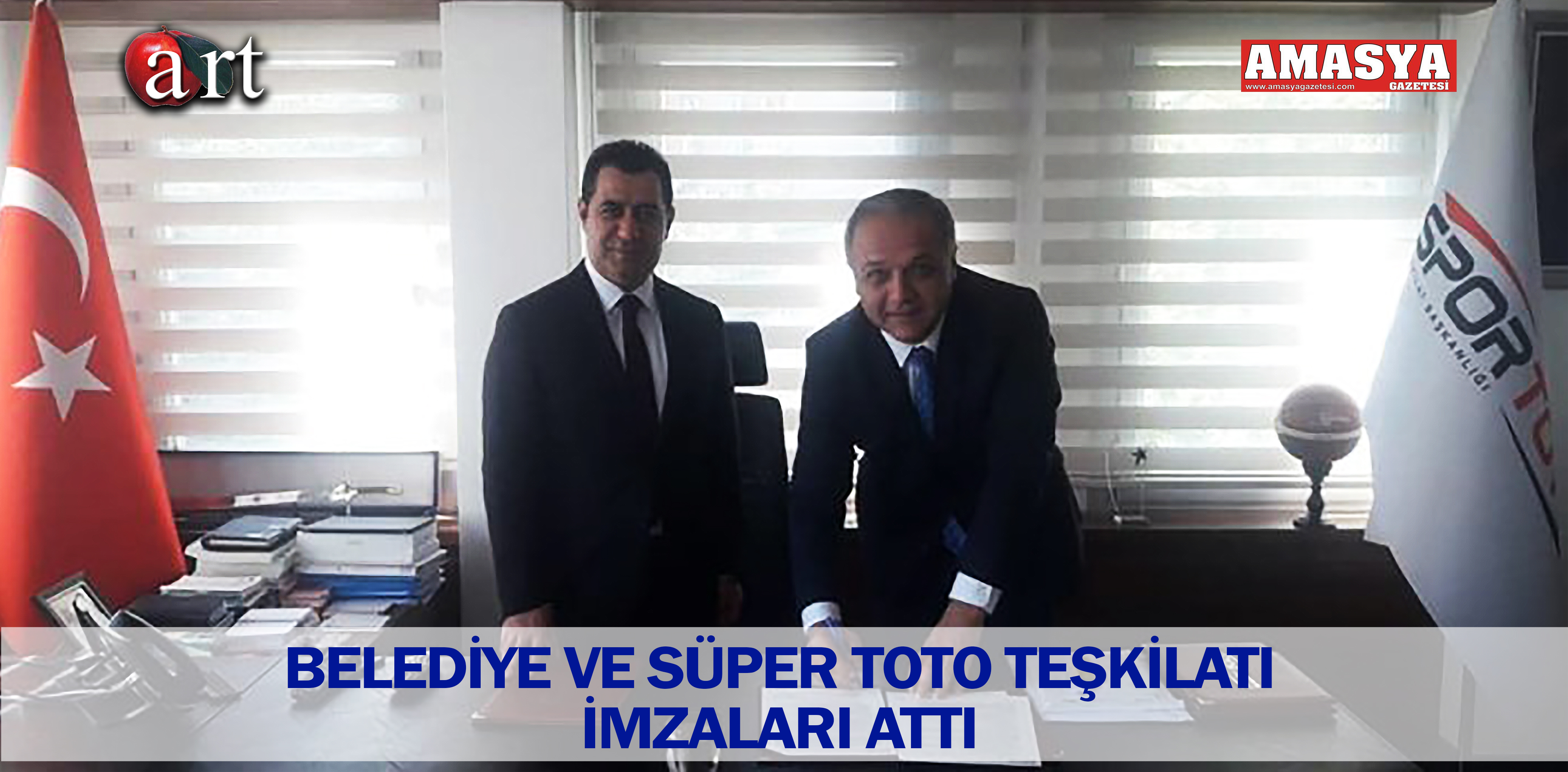 BELEDİYE VE SÜPER TOTO TEŞKİLATI İMZALARI ATTI