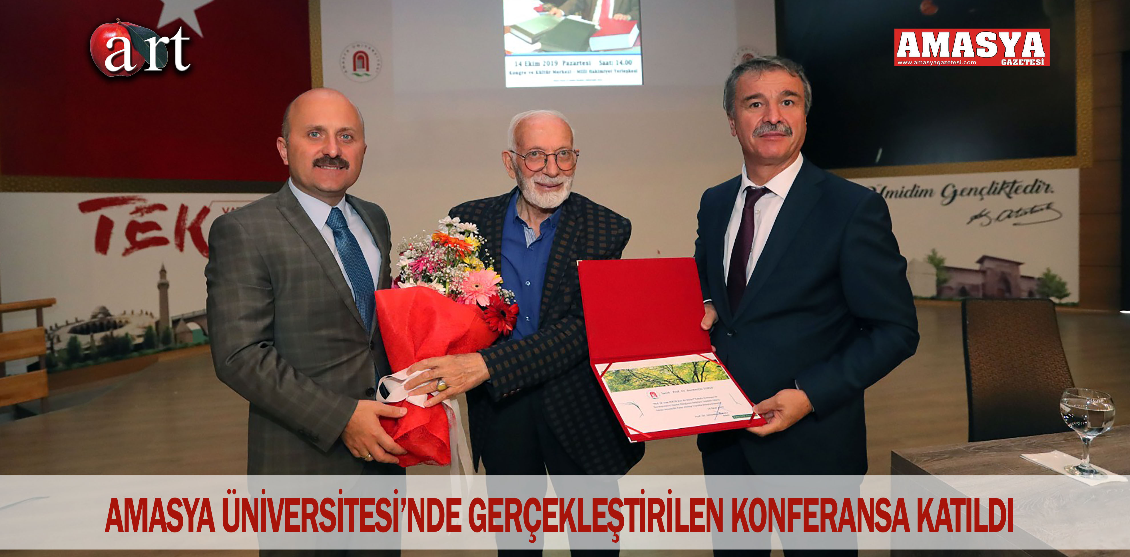 AMASYA ÜNİVERSİTESİ’NDE GERÇEKLEŞTİRİLEN KONFERANSA KATILDI