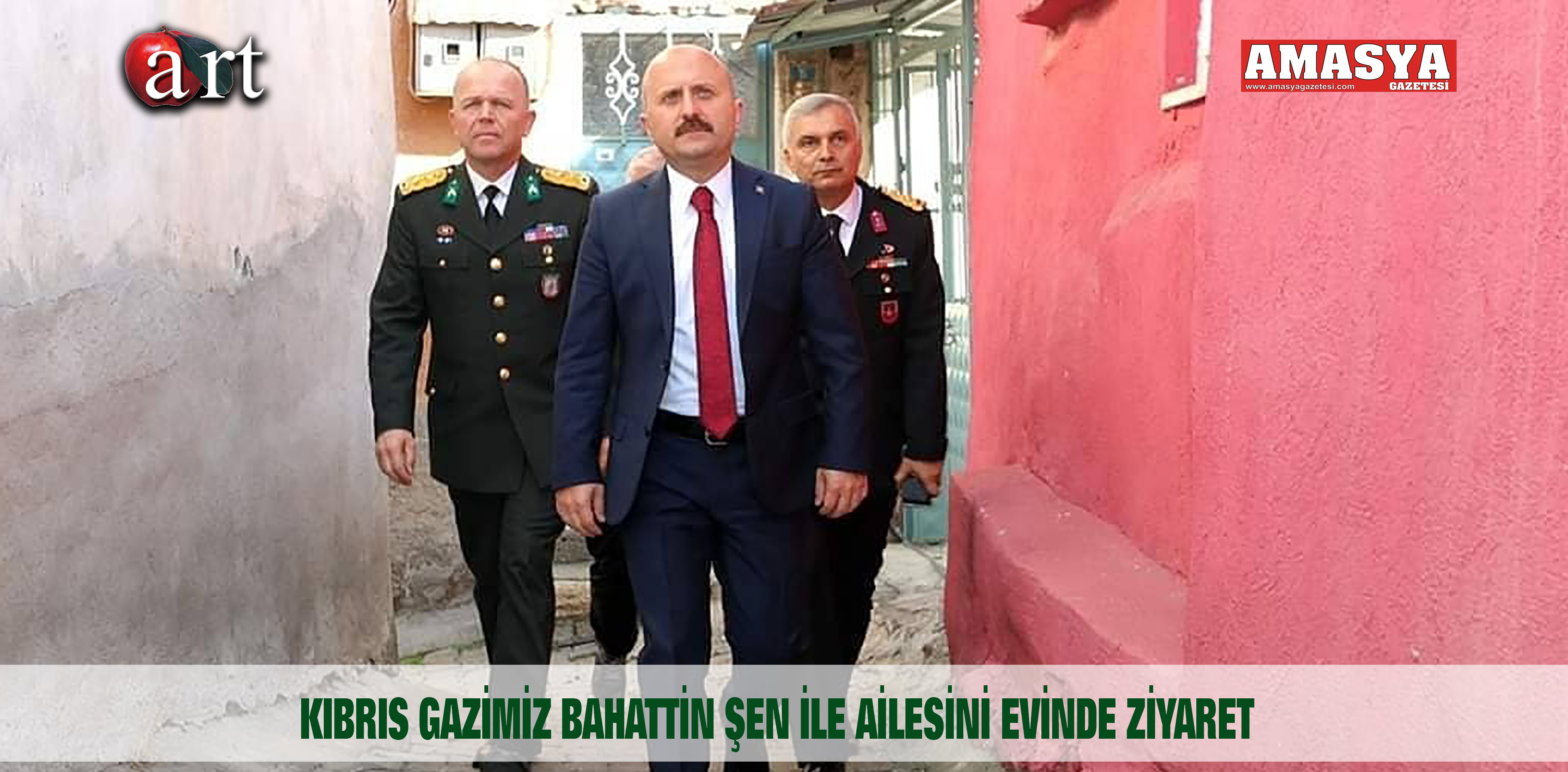 KIBRIS GAZİMİZ BAHATTİN ŞEN İLE AİLESİNİ EVİNDE ZİYARET