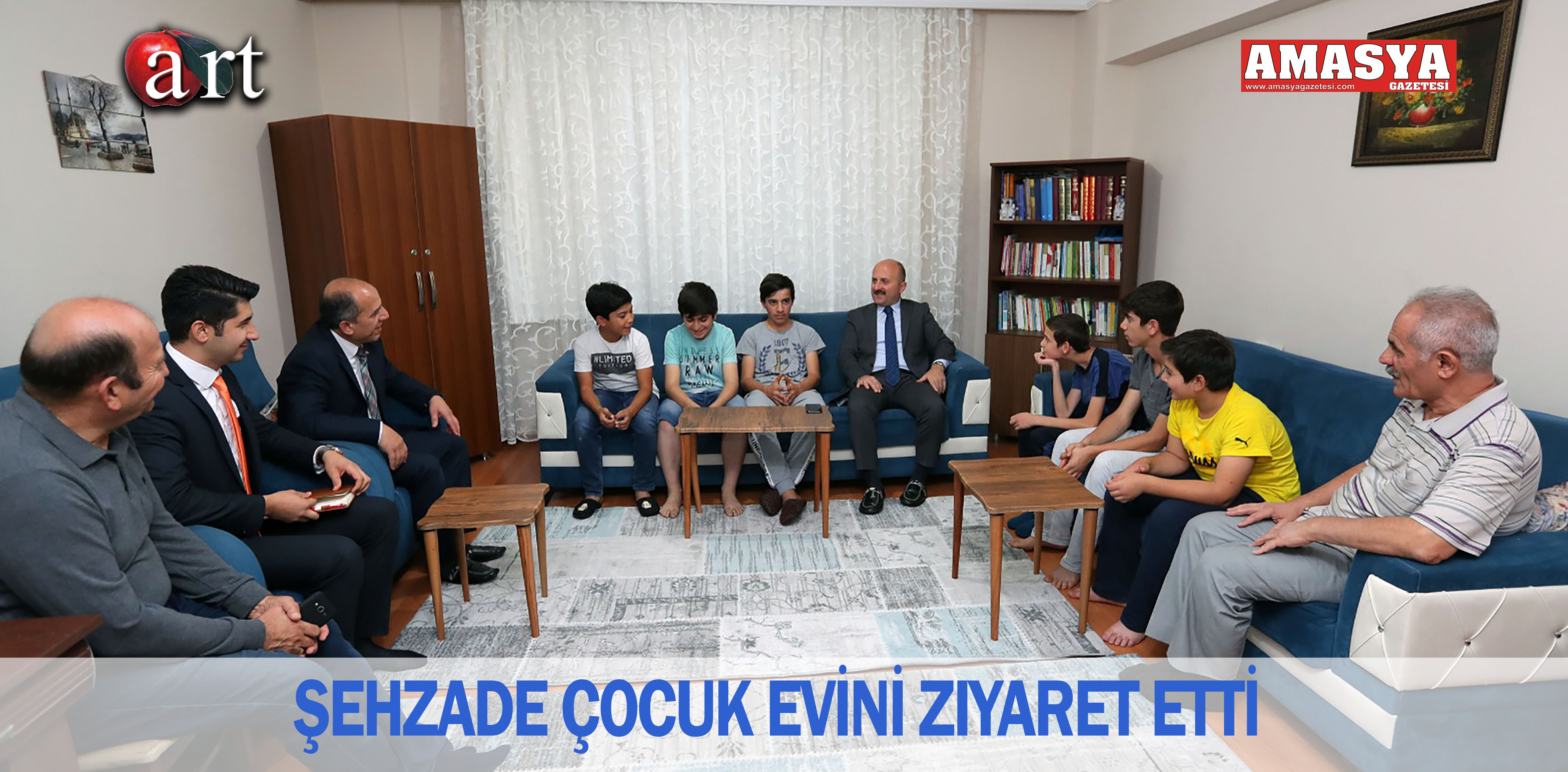 ŞEHZADE ÇOCUKEVİNİ ZİYARET ETTİ.