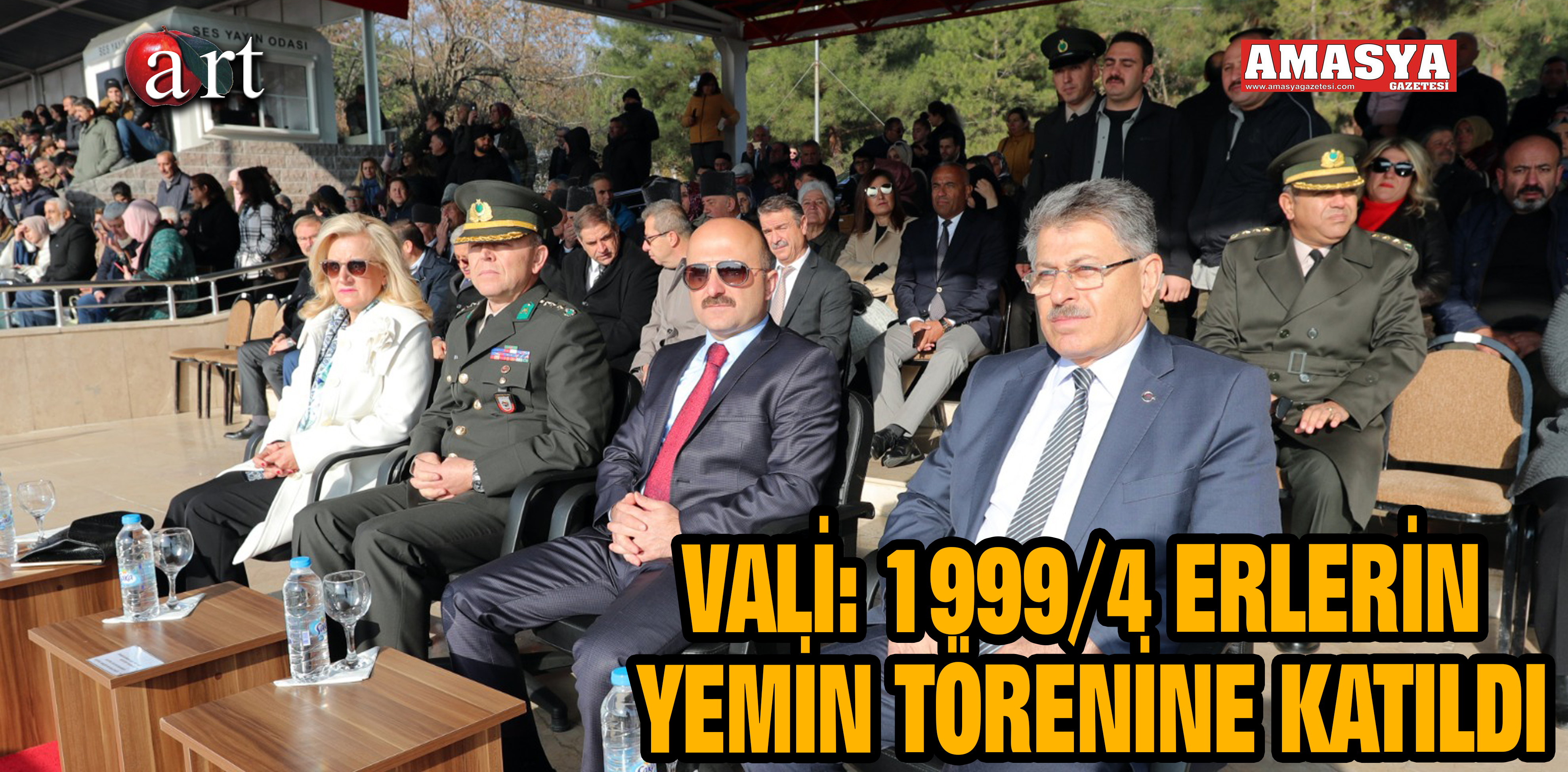 VALİ: 1999/4 ERLERİN YEMİN TÖRENİNE KATILDI