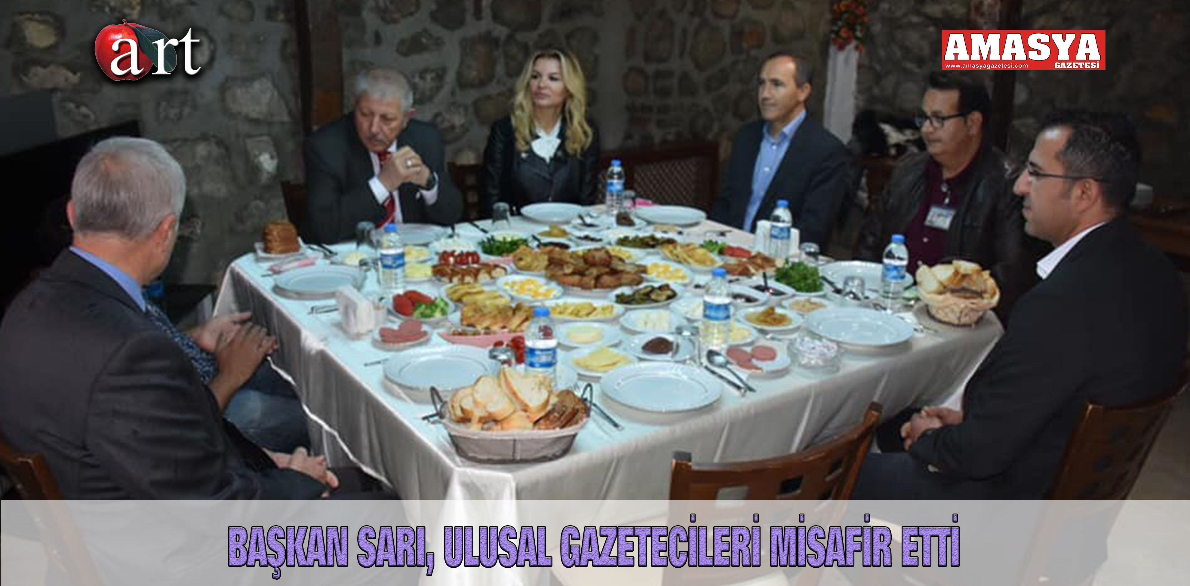 BAŞKAN SARI, ULUSAL GAZETECİLERİ MİSAFİR ETTİ