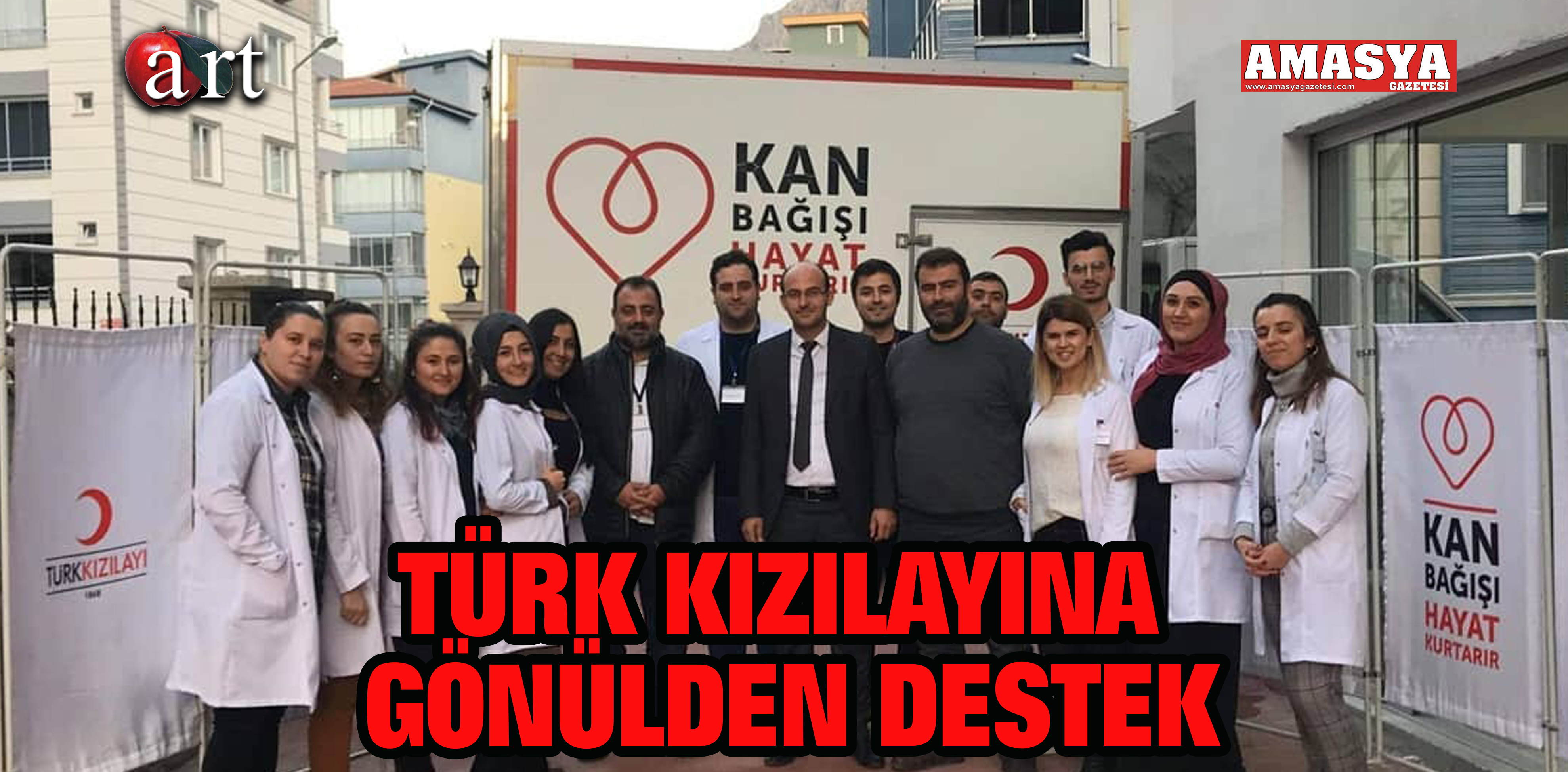 TÜRK KIZILAYINA GÖNÜLDEN DESTEK