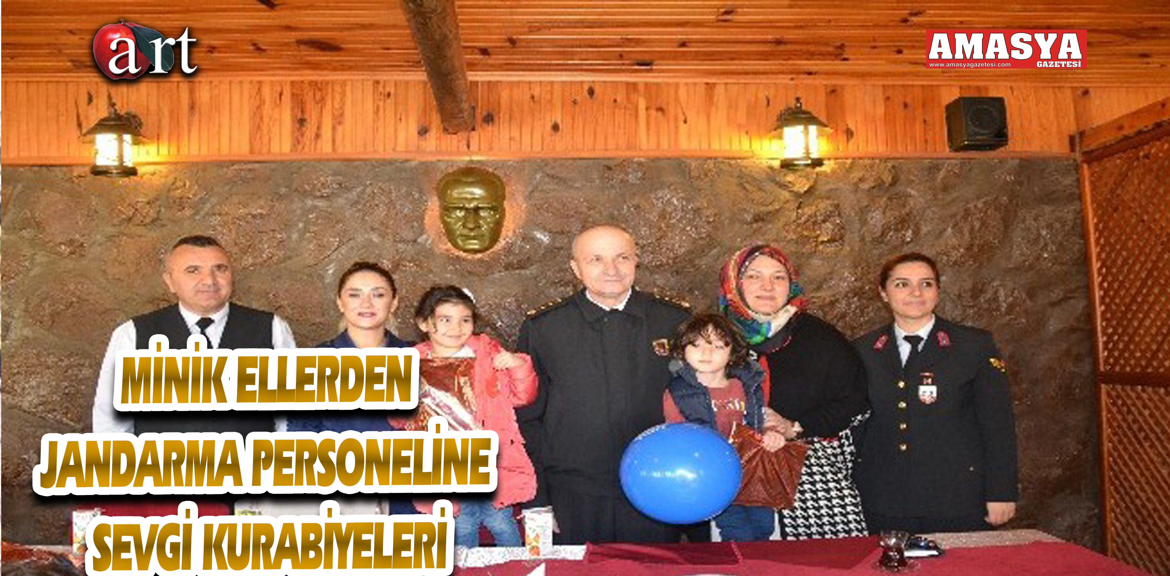 MİNİK ELLERDEN JANDARMA PERSONELİNE SEVGİ KURABİYELERİ