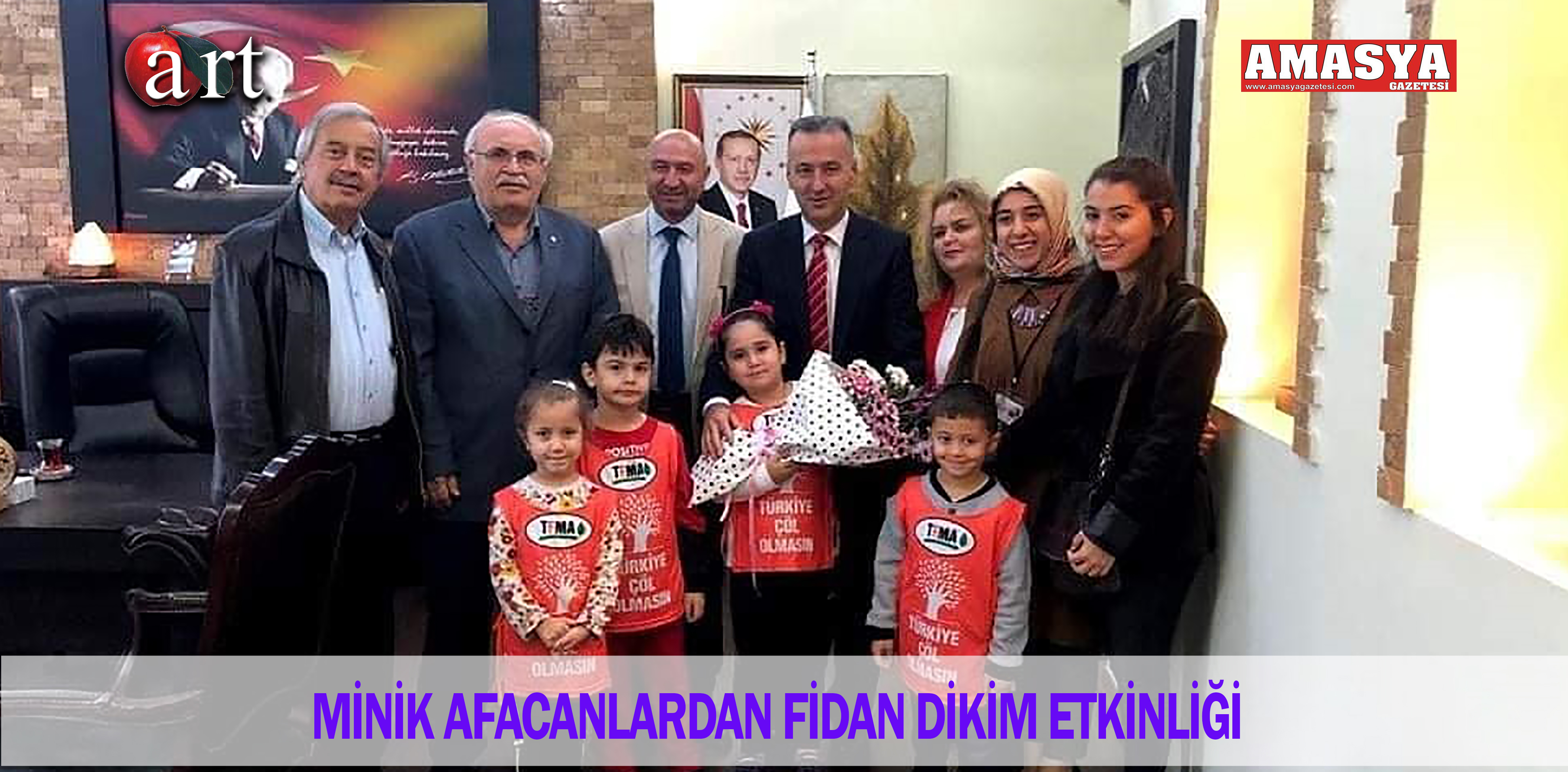 MİNİK AFACANLARDAN FİDAN DİKİM ETKİNLİĞİ