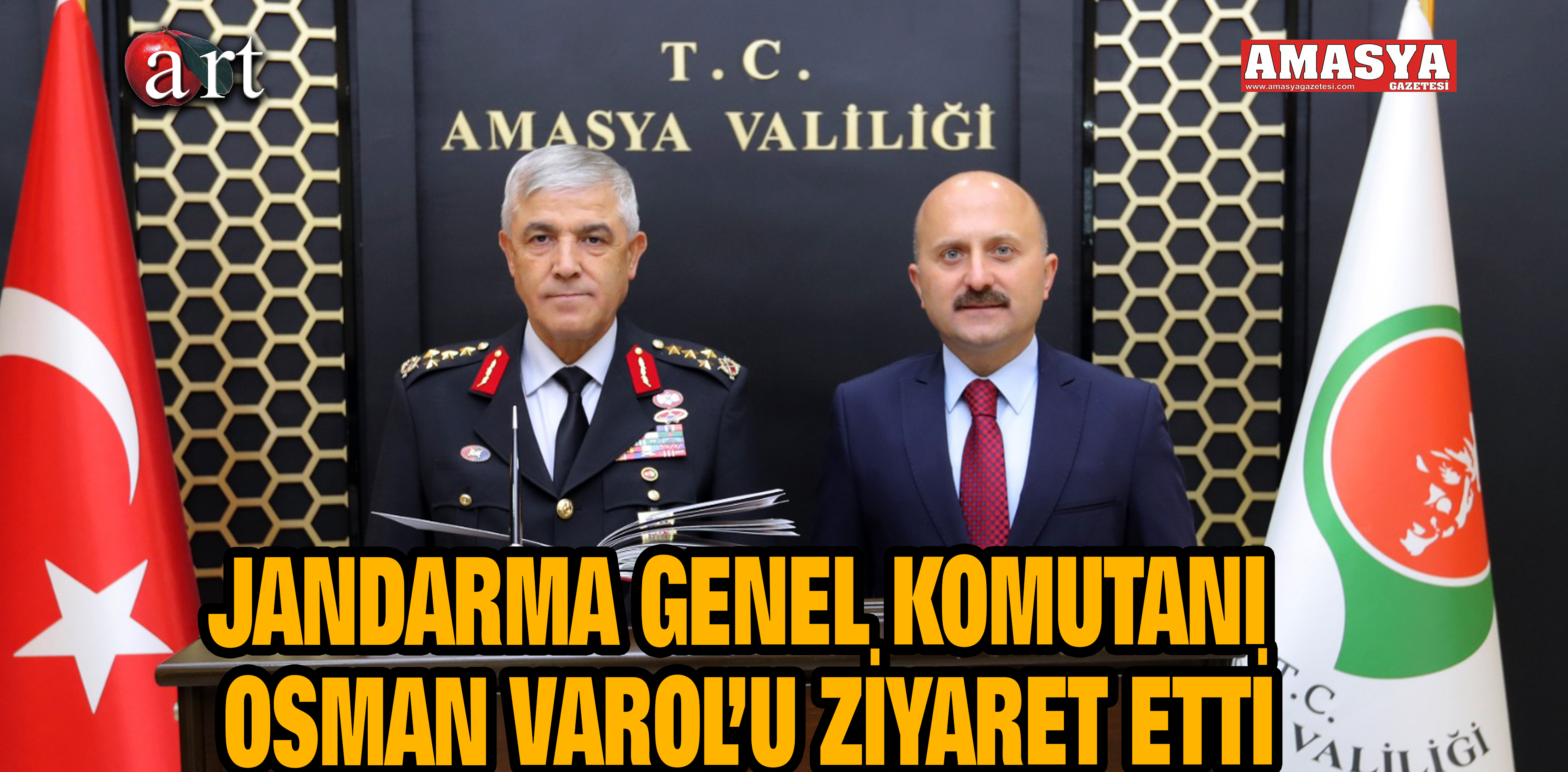 JANDARMA GENEL KOMUTANI OSMAN VAROL’U ZİYARET ETTİ