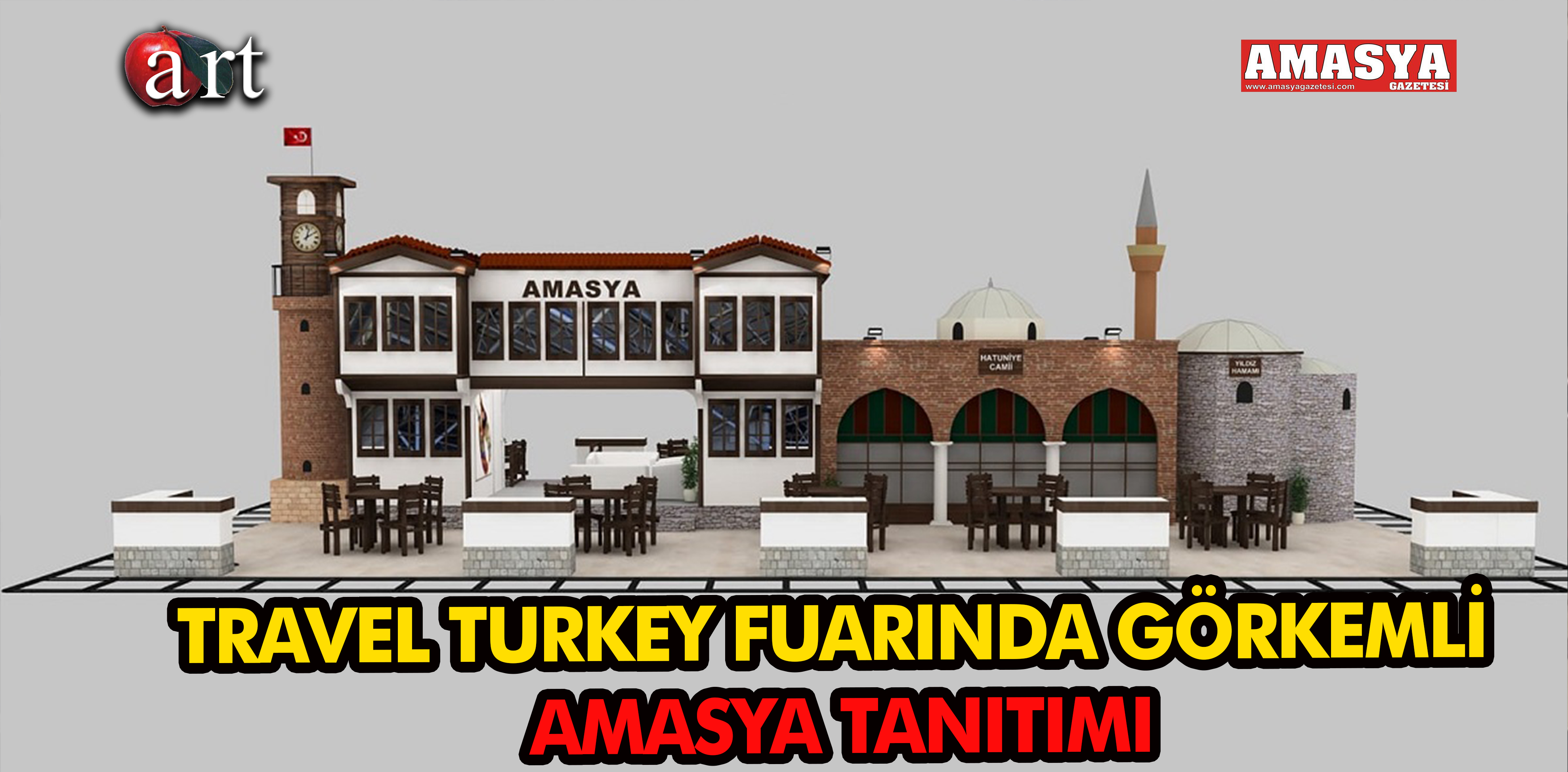 TRAVEL TURKEY FUARINDA GÖRKEMLİ AMASYA TANITIMI