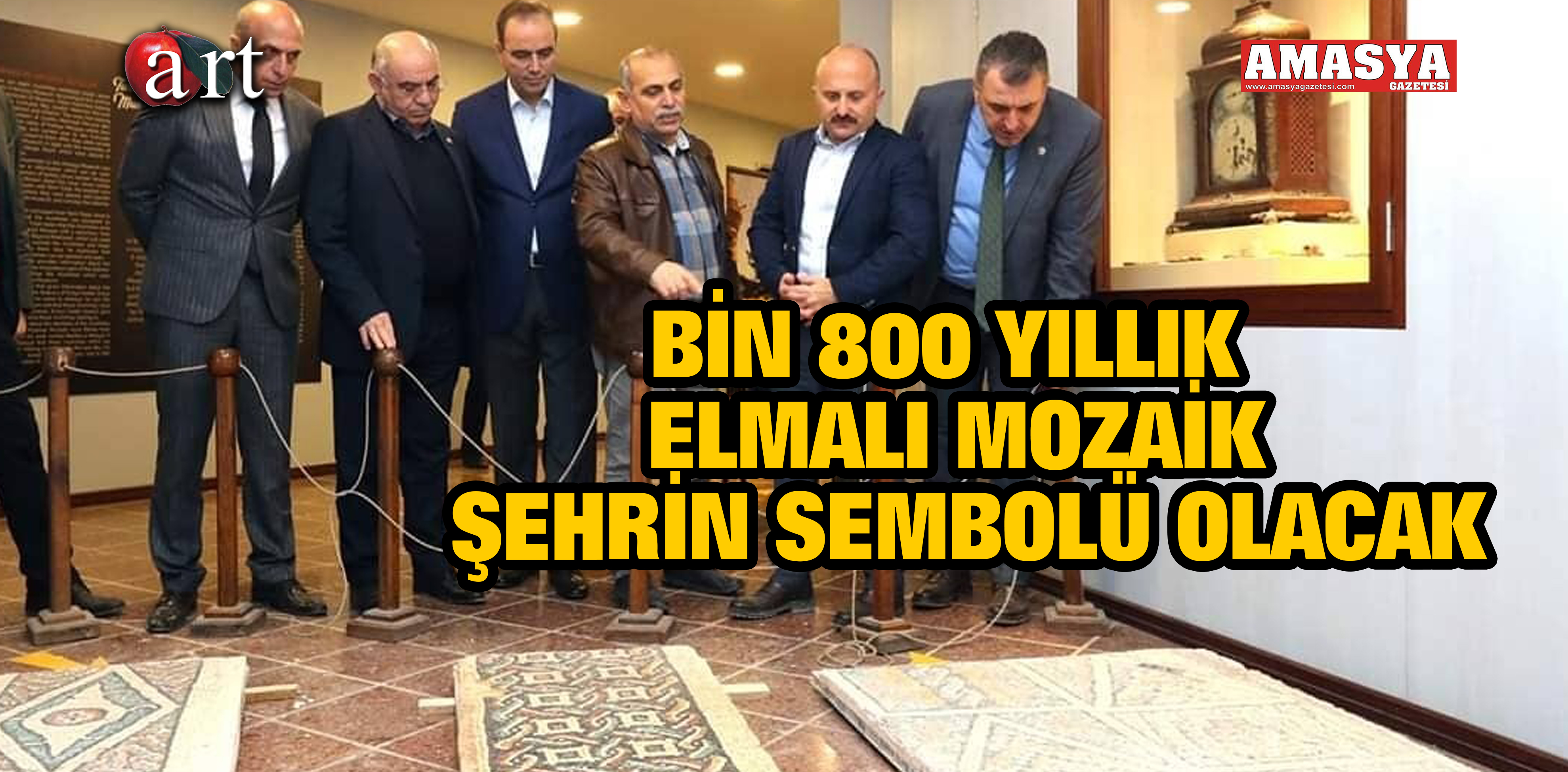 BİN 800 YILLIK ELMALI MOZAİK ŞEHRİN SEMBOLÜ OLACAK