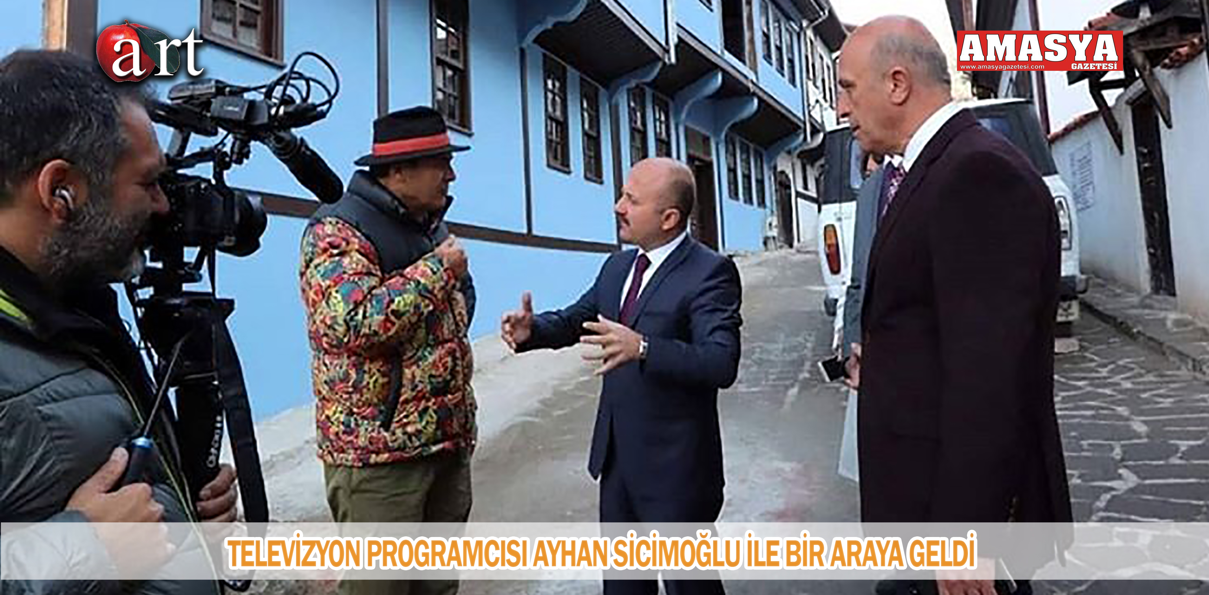 TELEVİZYON PROGRAMCISI AYHAN SİCİMOĞLU İLE BİR ARAYA GELDİ