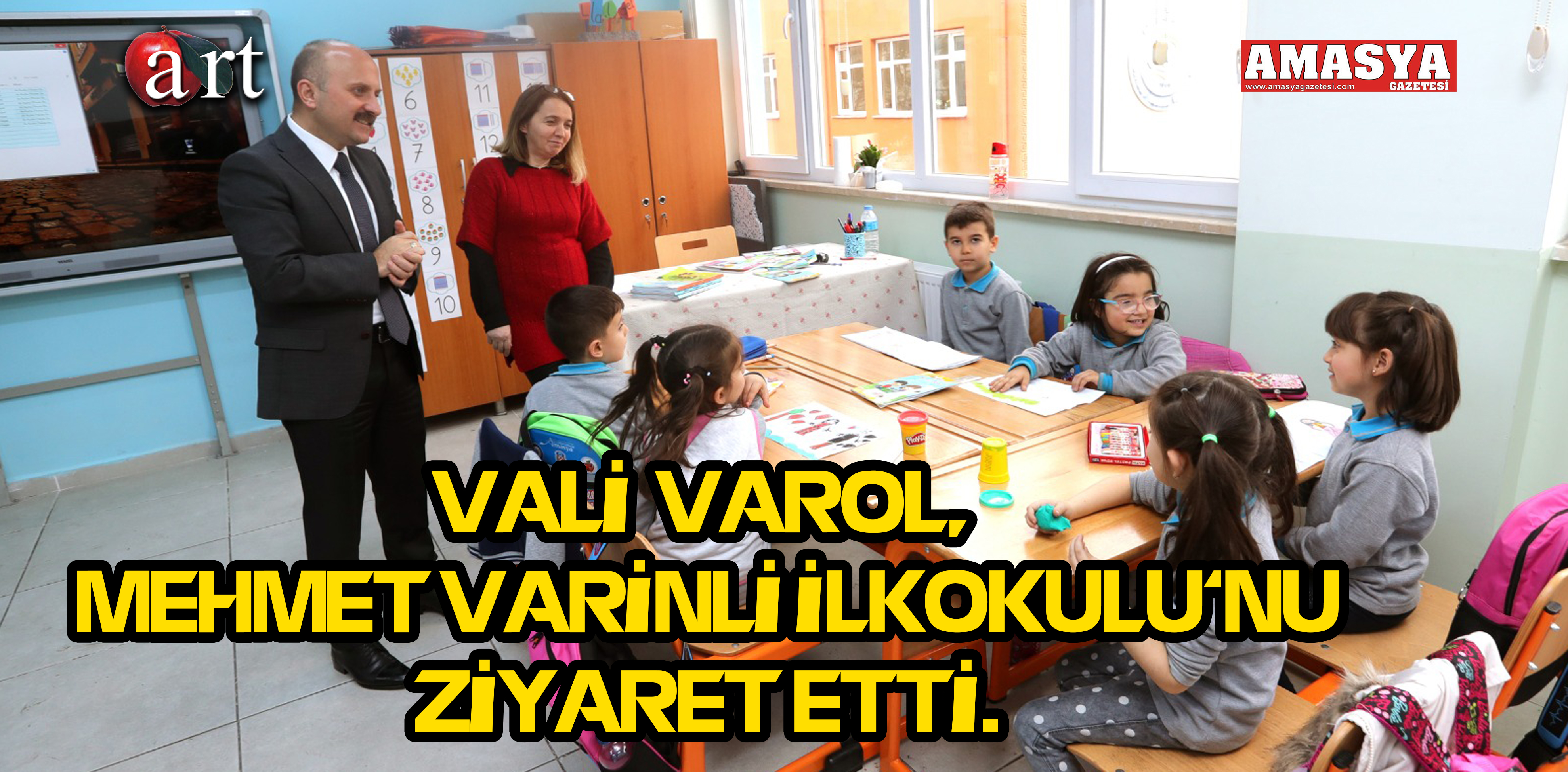 VALİ  VAROL, MEHMET VARİNLİ İLKOKULU’NU ZİYARET ETTİ.