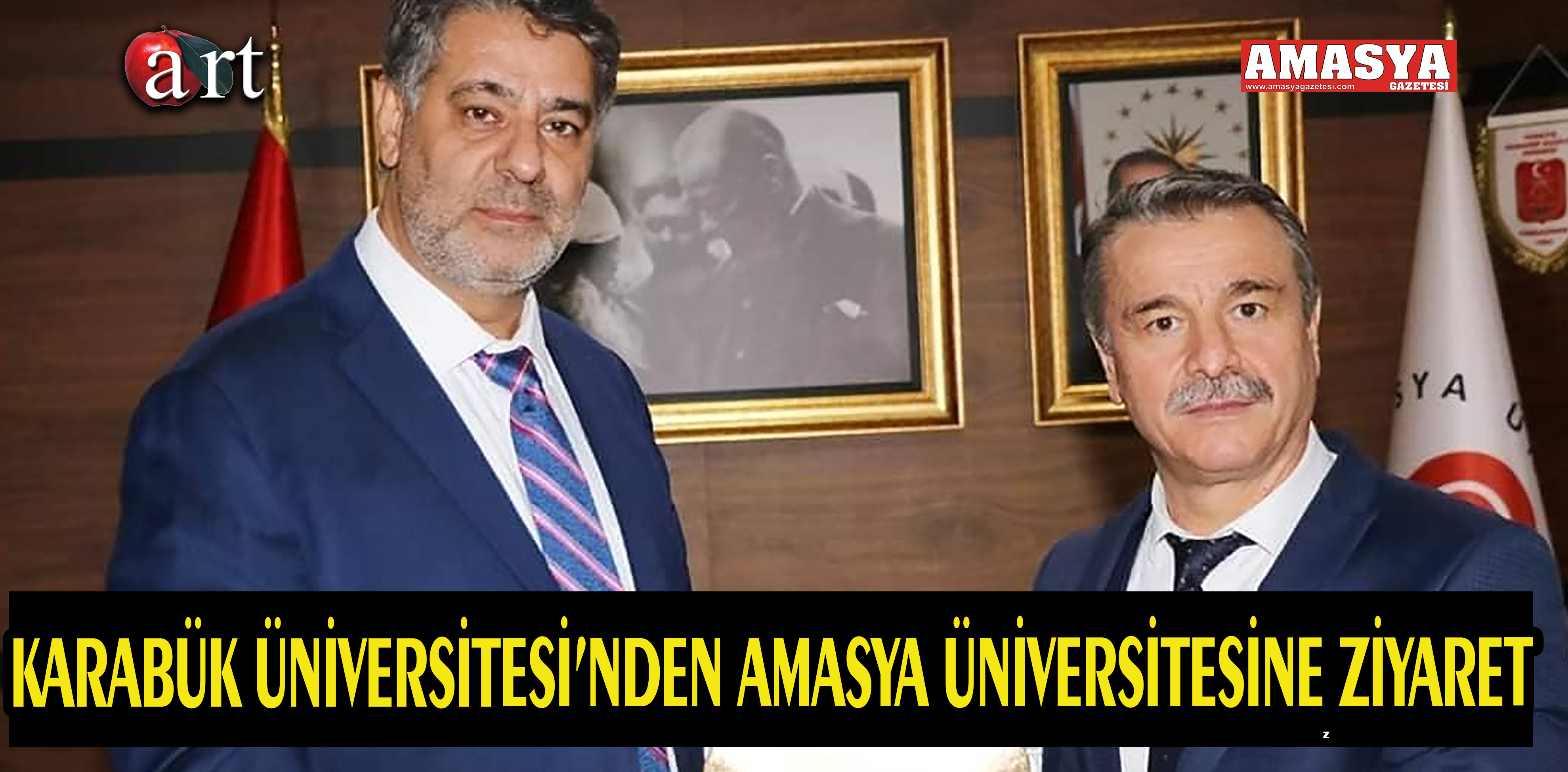 KARABÜK ÜNİVERSİTESİ’NDEN AMASYA ÜNİVERSİTESİNE ZİYARET