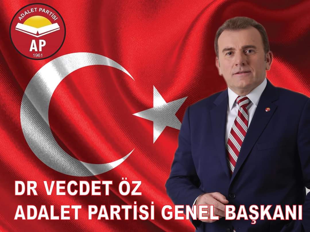 ADALET PARTİSİ GENEL BAŞKANI VECDET ÖZ YARIN AMASYA’DA