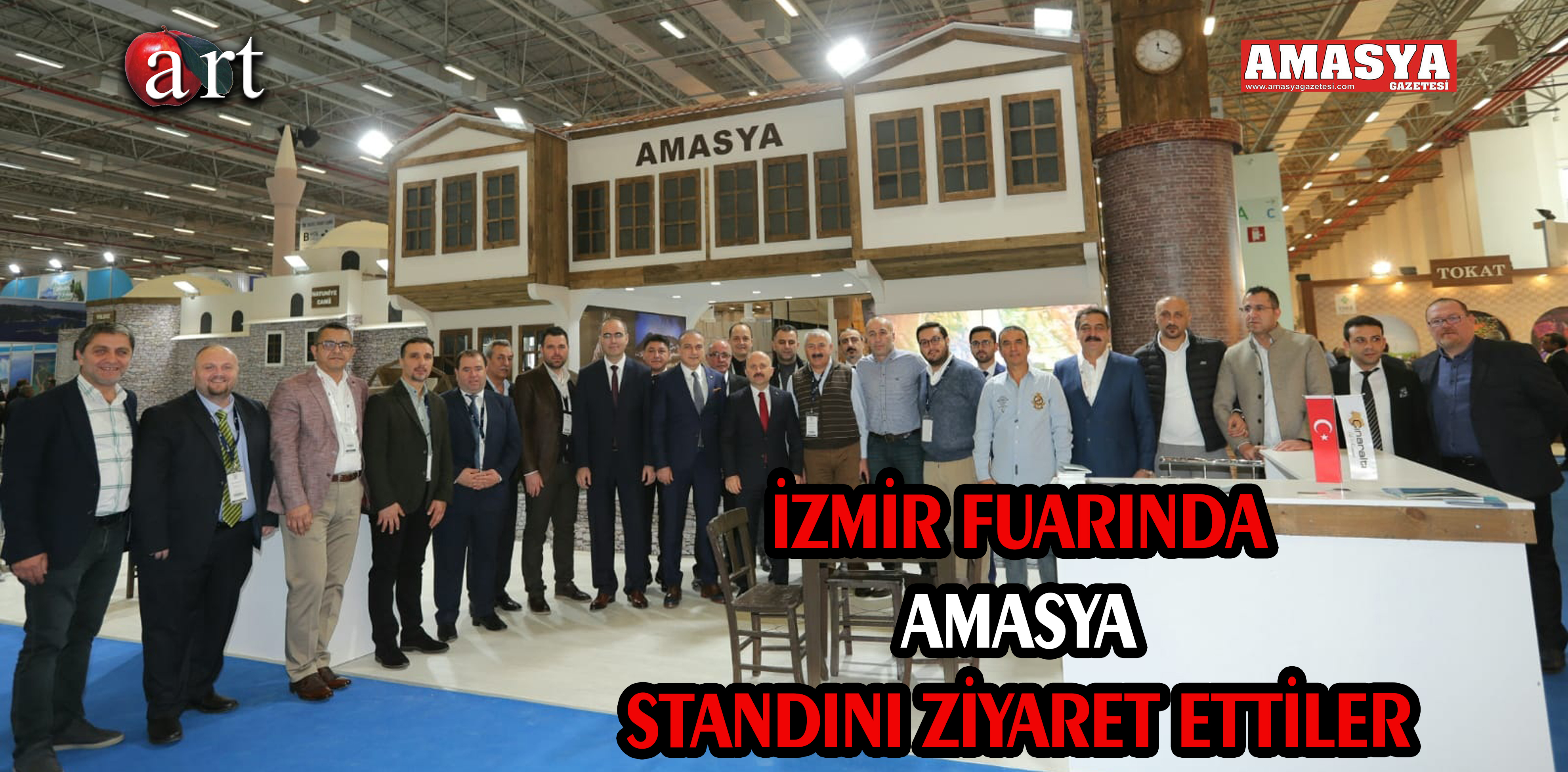 İZMİR FUARINDA AMASYA STANDINI ZİYARET ETTİLER