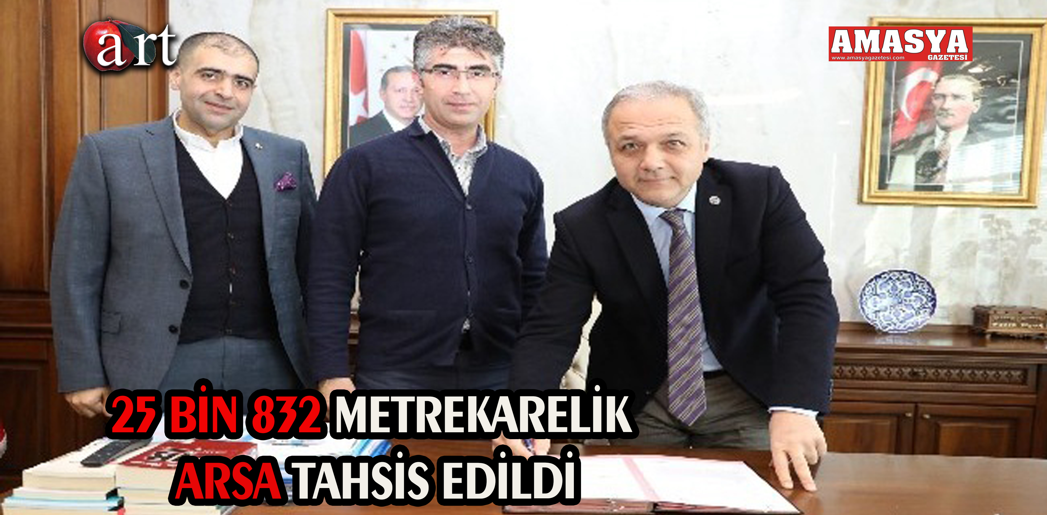 25 BİN 832 METREKARELİK ARSA TAHSİS EDİLDİ