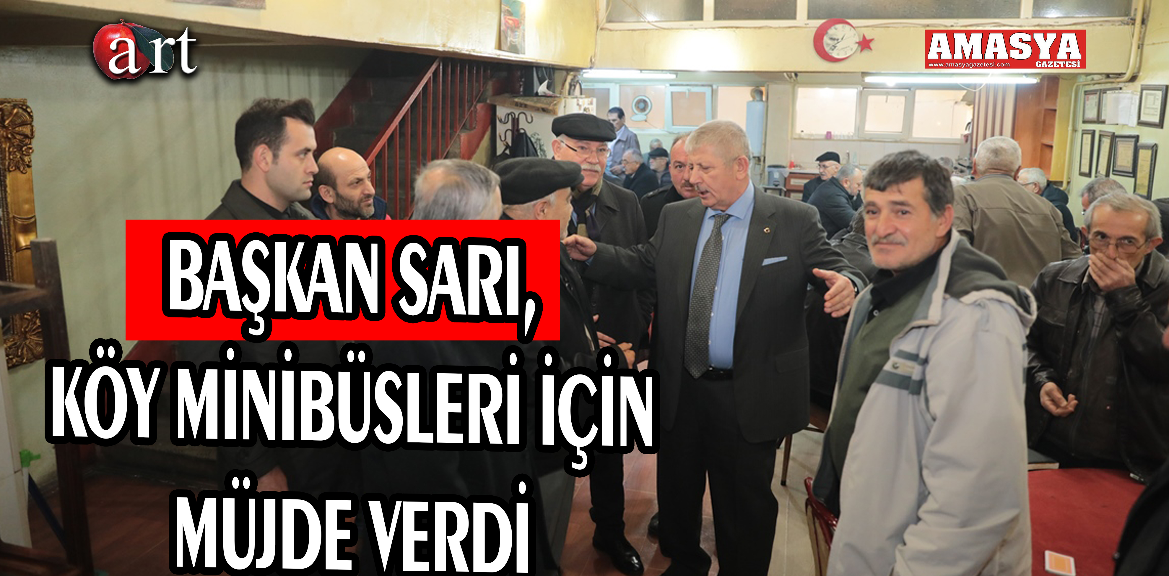 BAŞKAN SARI, KÖY MİNİBÜSLERİ İÇİN MÜJDE VERDİ