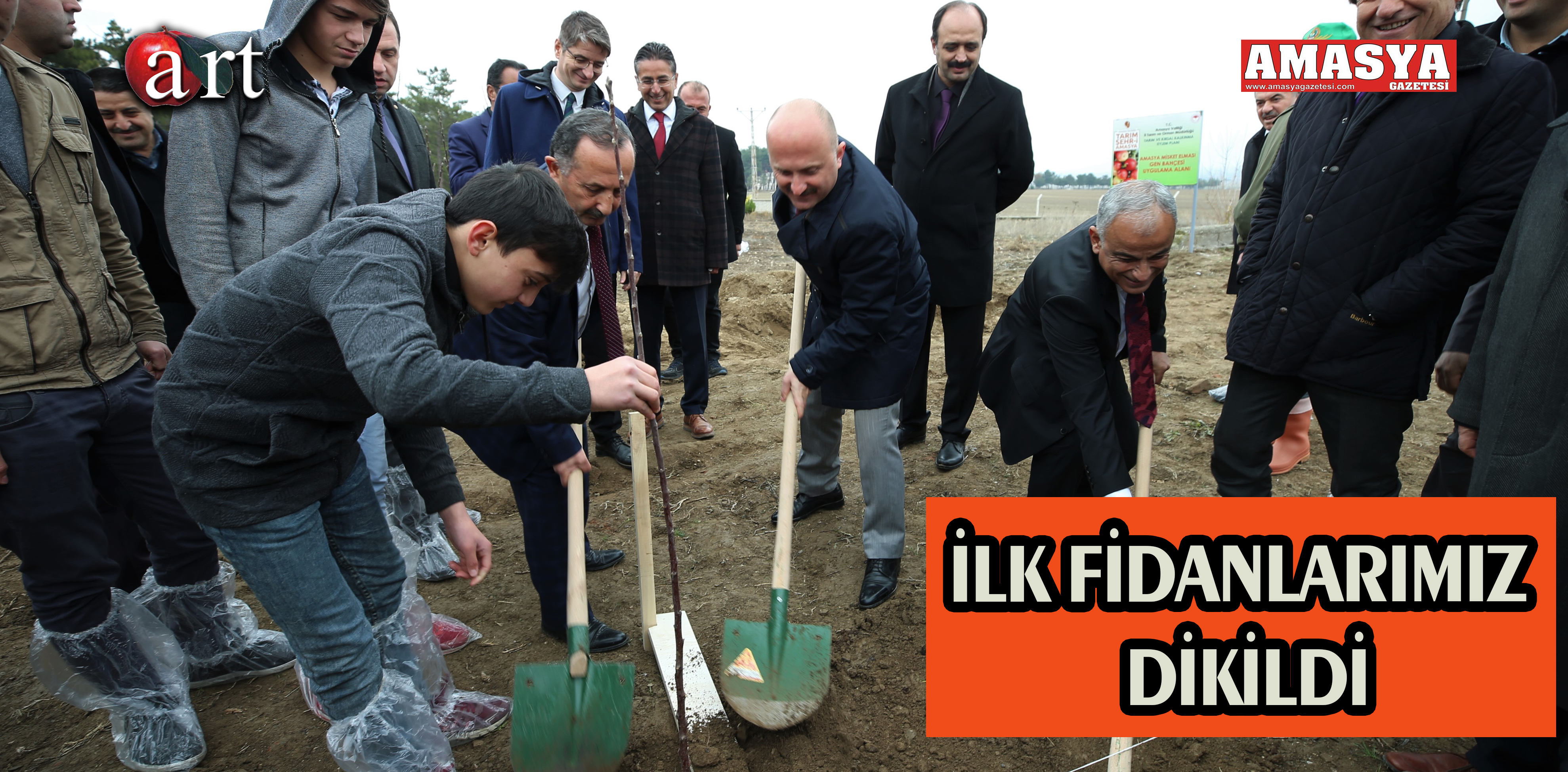 İLK FİDANLARIMIZ DİKİLDİ