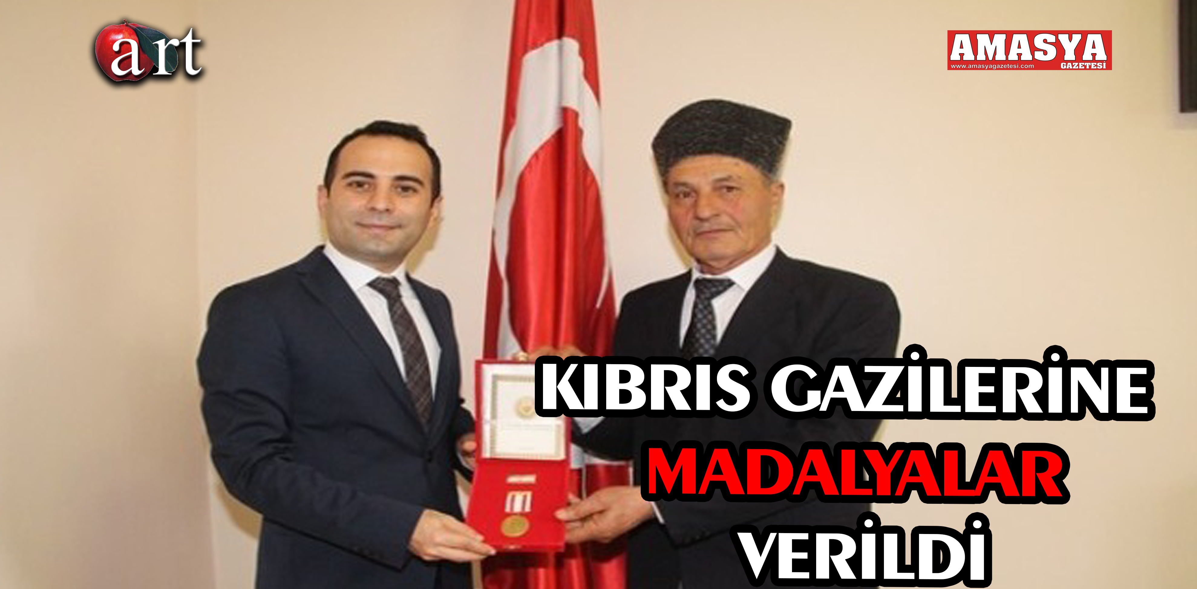 KIBRIS GAZİLERİNE MADALYALAR VERİLDİ