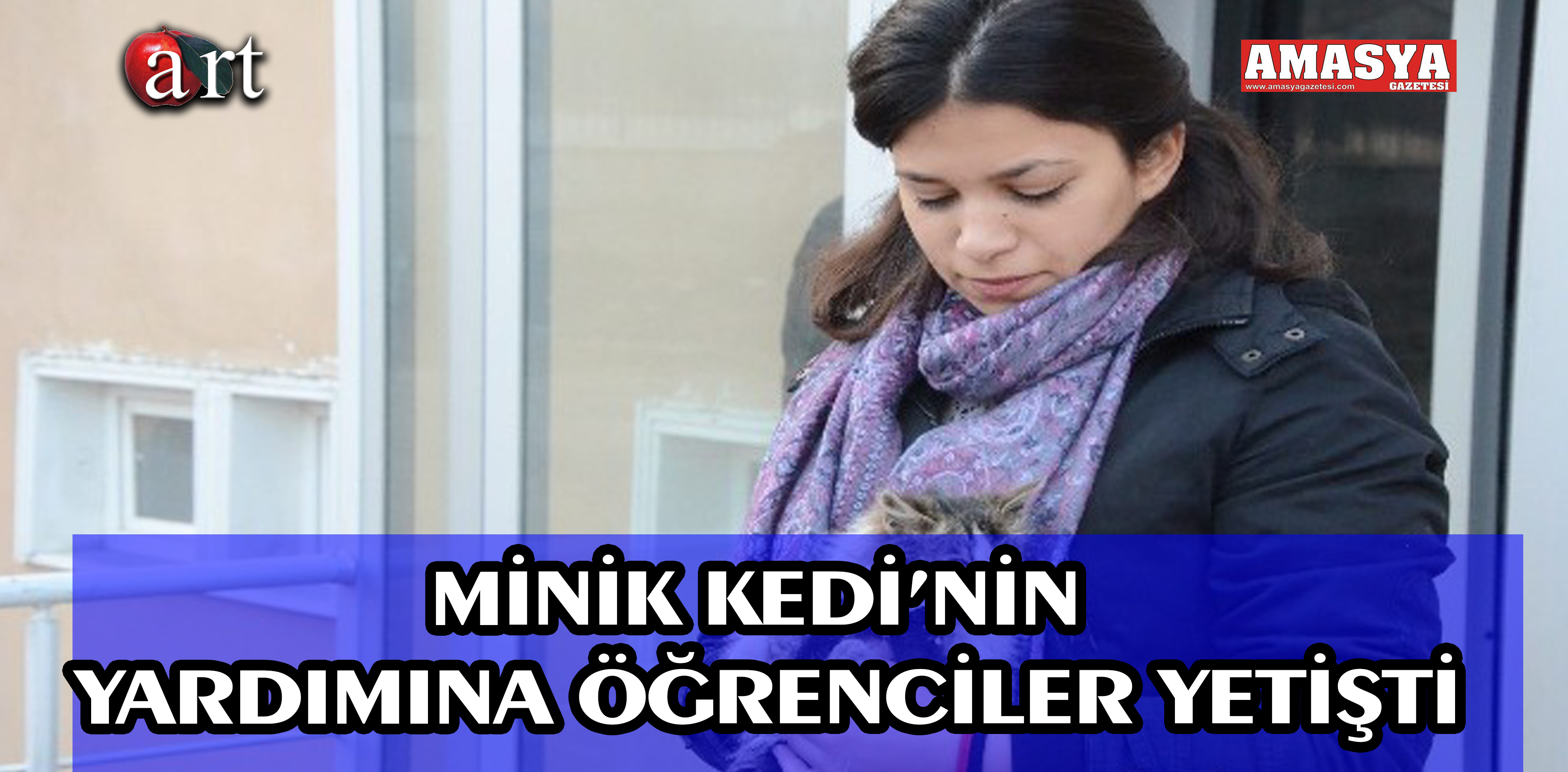 Minik Kedi’nin Yardımına Öğrenciler Yetişti