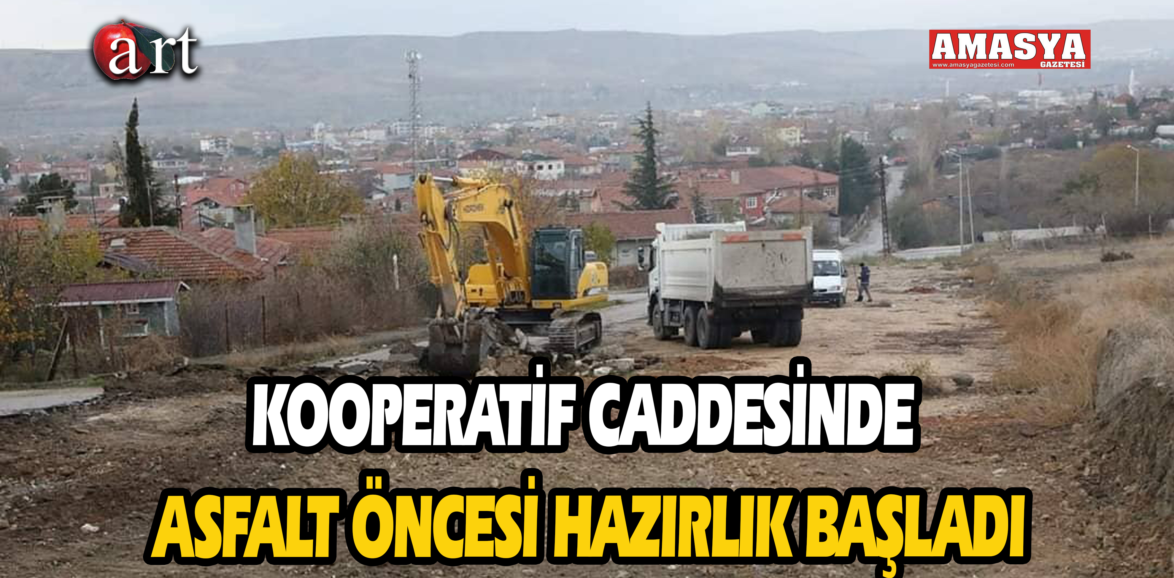 KOOPERATİF CADDESİNDE ASFALT ÖNCESİ HAZIRLIK BAŞLADI