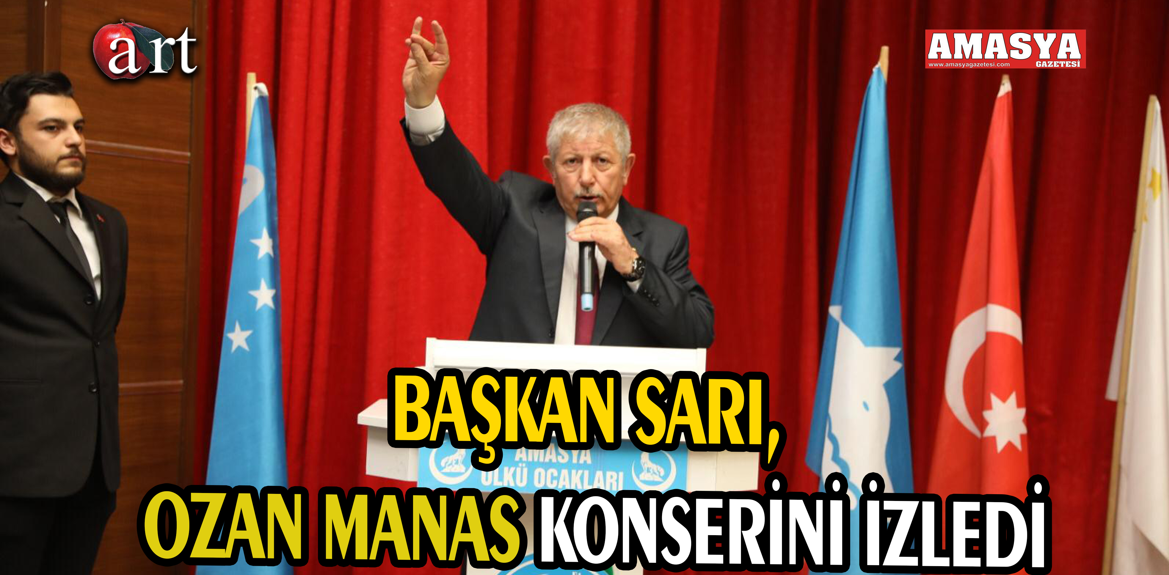 BAŞKAN SARI, OZAN MANAS KONSERİNİ İZLEDİ