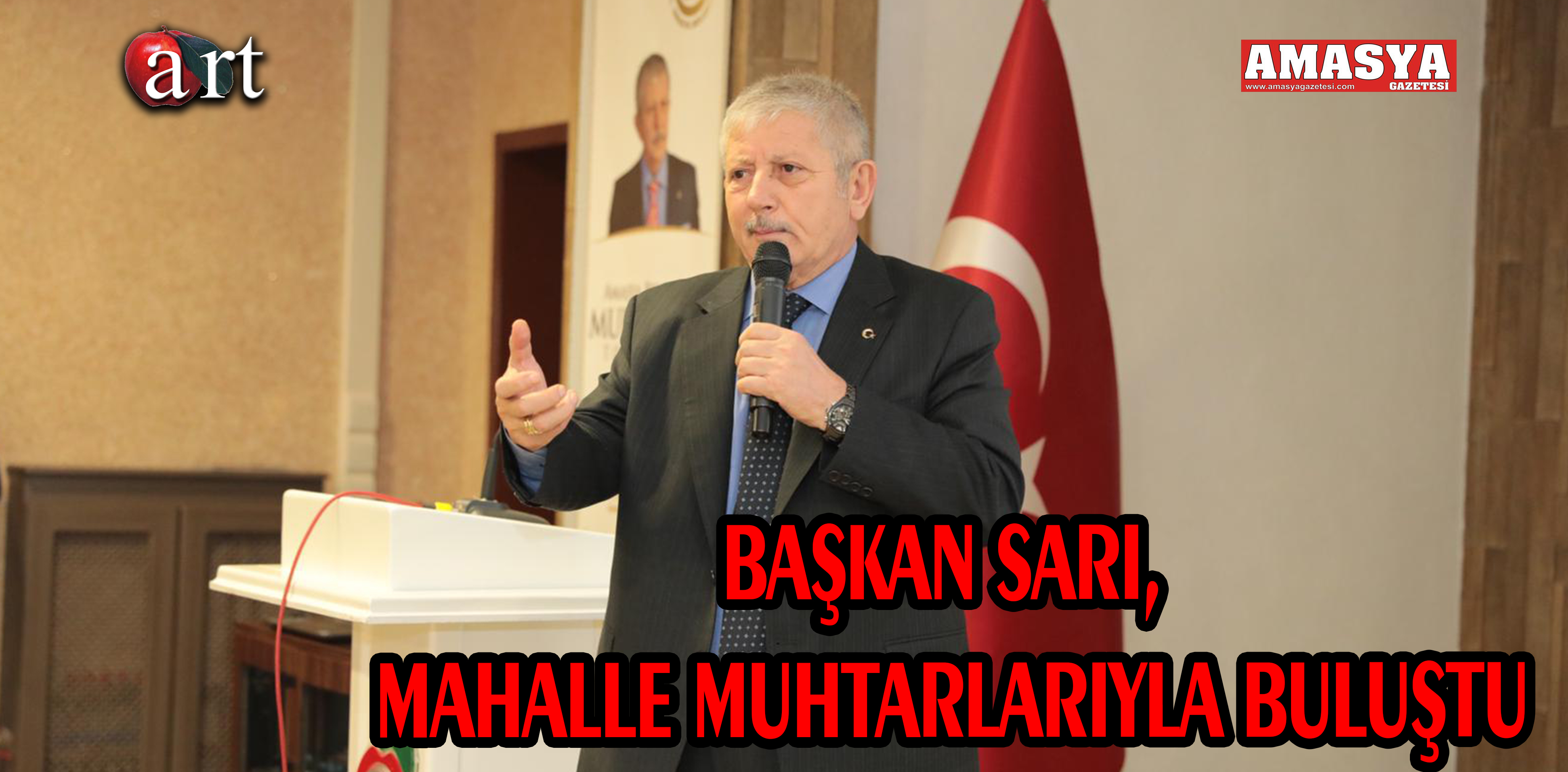 BAŞKAN SARI, MAHALLE MUHTARLARIYLA BULUŞTU