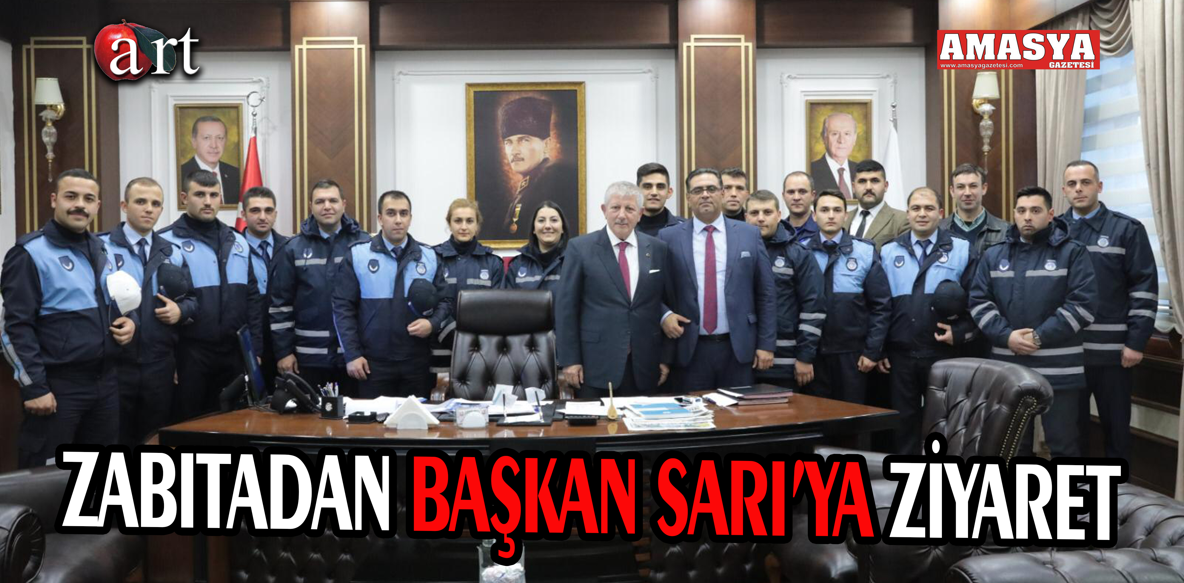 ZABITADAN BAŞKAN SARI’YA ZİYARET