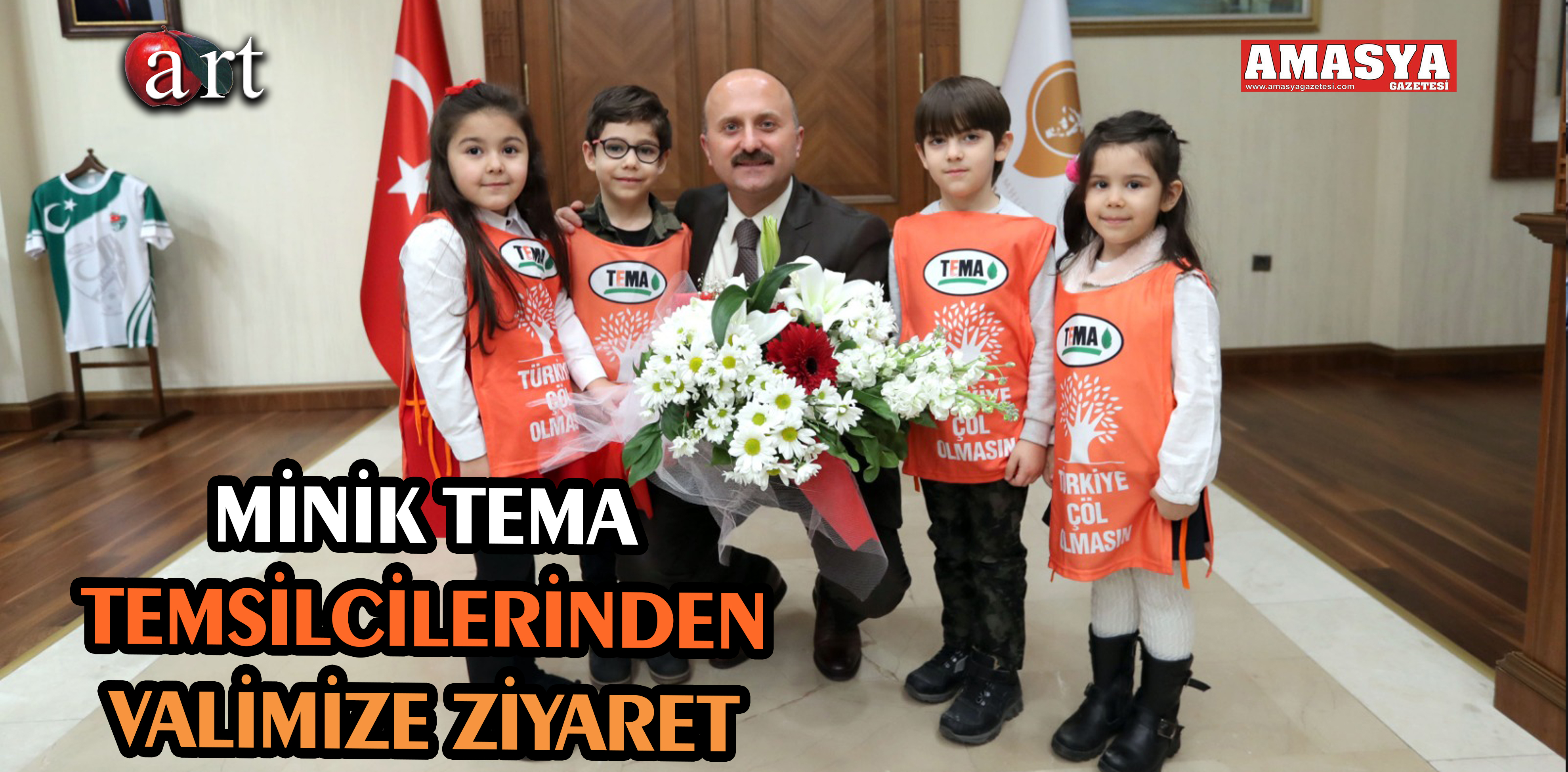 MİNİK TEMA TEMSİLCİLERİNDEN VALİMİZE ZİYARET