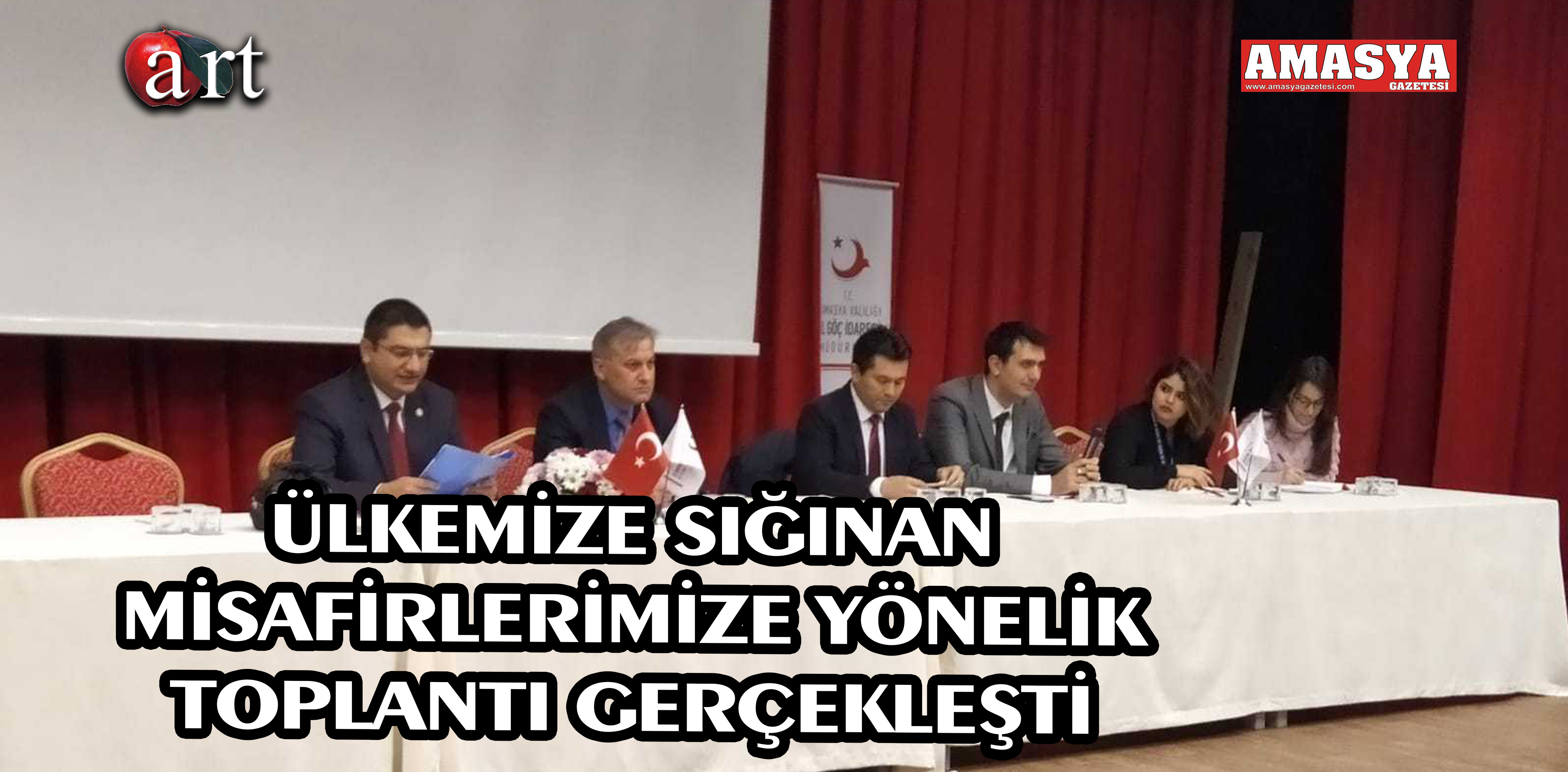 ÜLKEMİZE SIĞINAN MİSAFİRLERİMİZE YÖNELİK TOPLANTI GERÇEKLEŞTİ