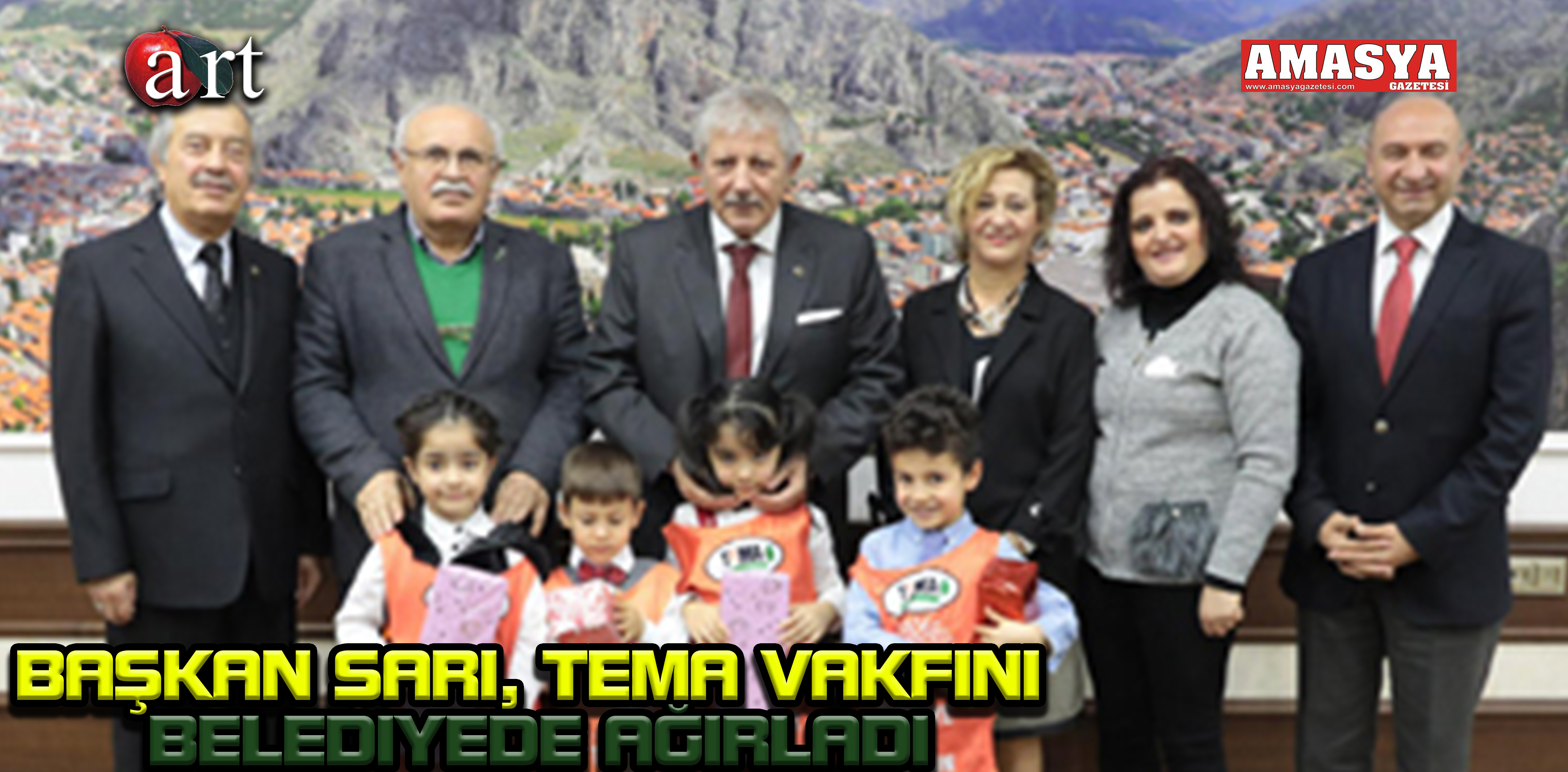 Başkan Sarı, TEMA Vakfını Belediyede Ağırladı