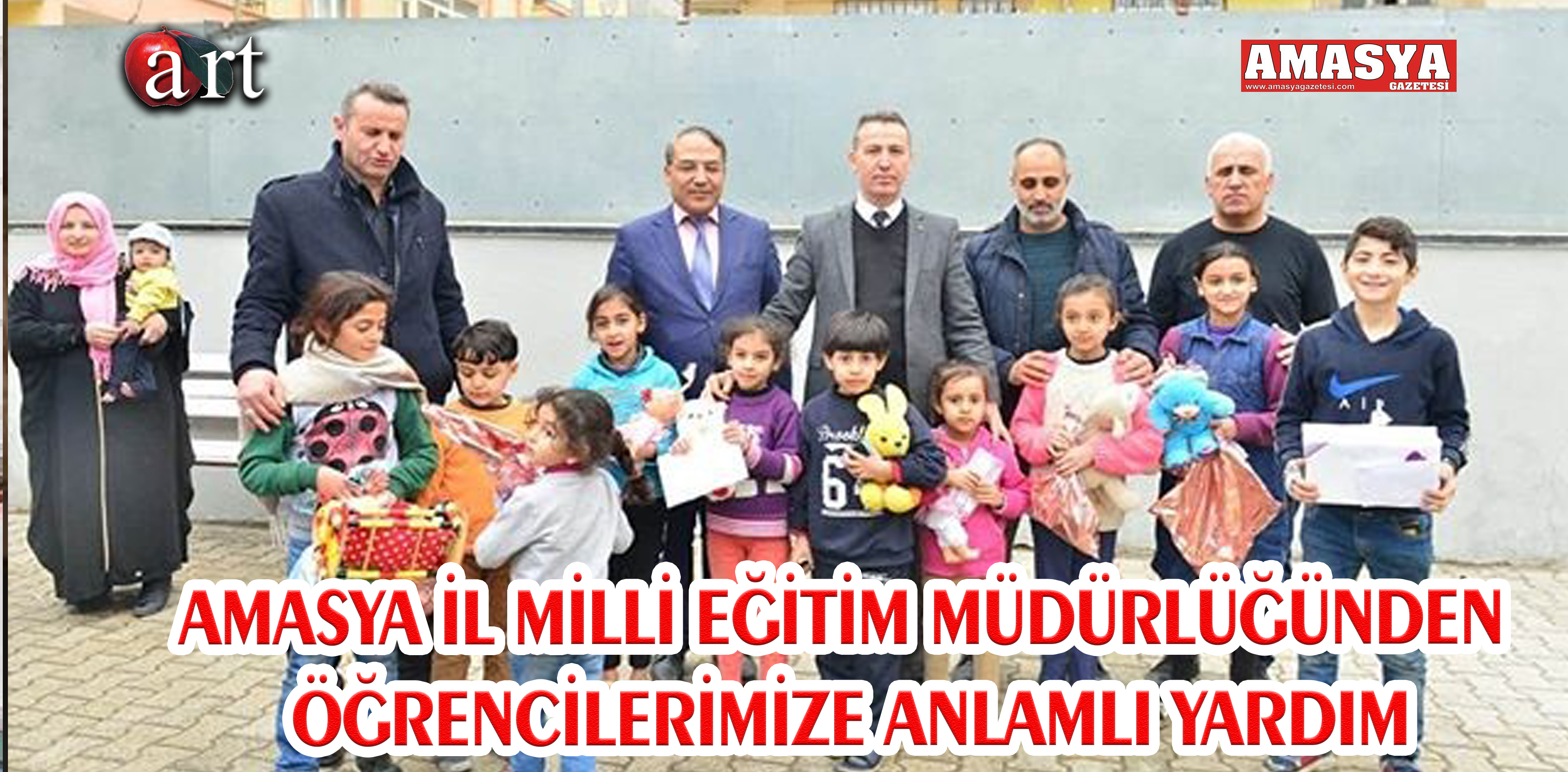 AMASYA İL MİLLİ EĞİTİM MÜDÜRLÜĞÜNDEN ÖĞRENCİLERİMİZE ANLAMLI YARDIM