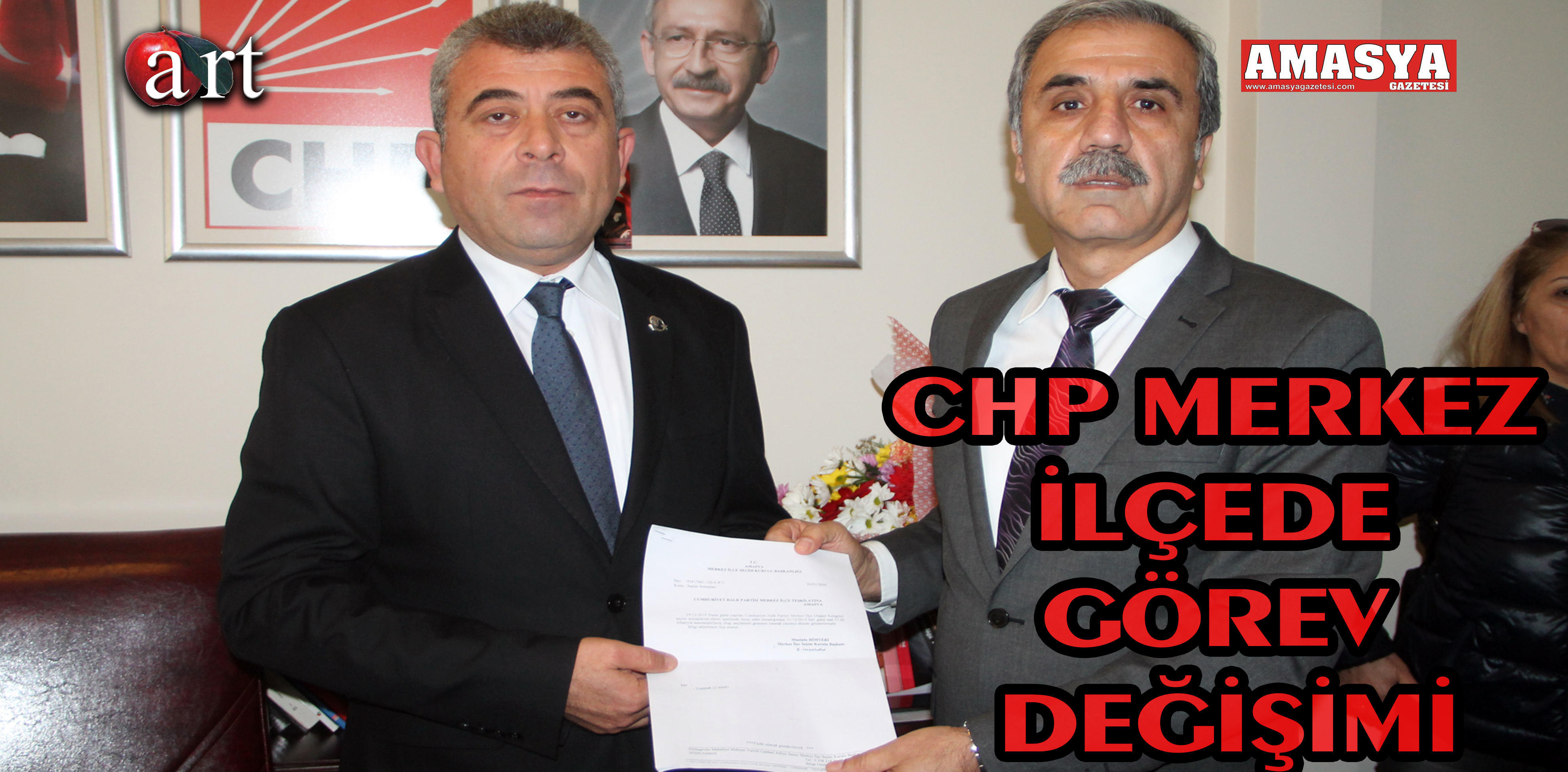 CHP MERKEZ İLÇEDE GÖREV DEĞİŞİMİ