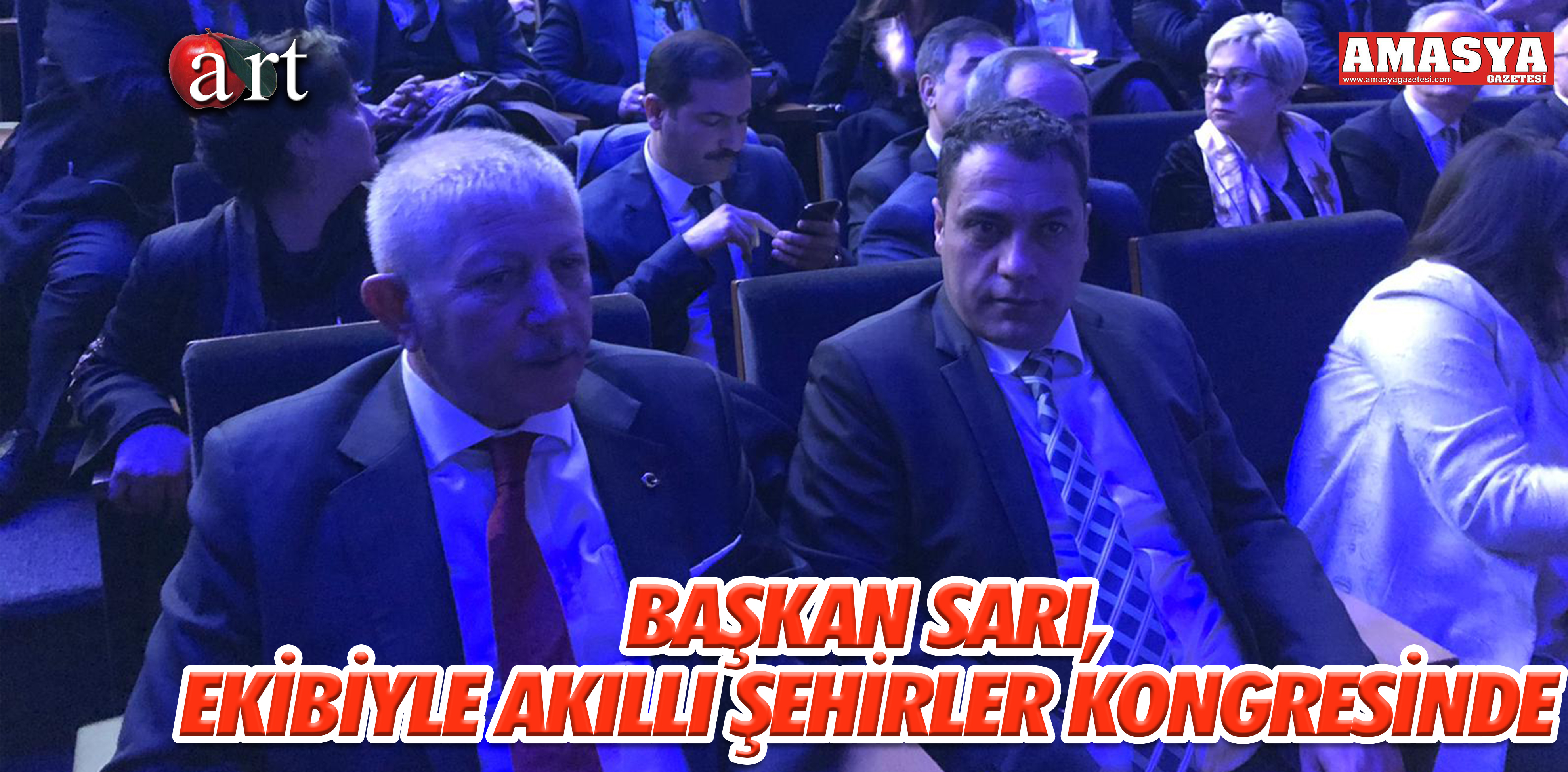 BAŞKAN SARI, EKİBİYLE AKILLI ŞEHİRLER KONGRESİNDE