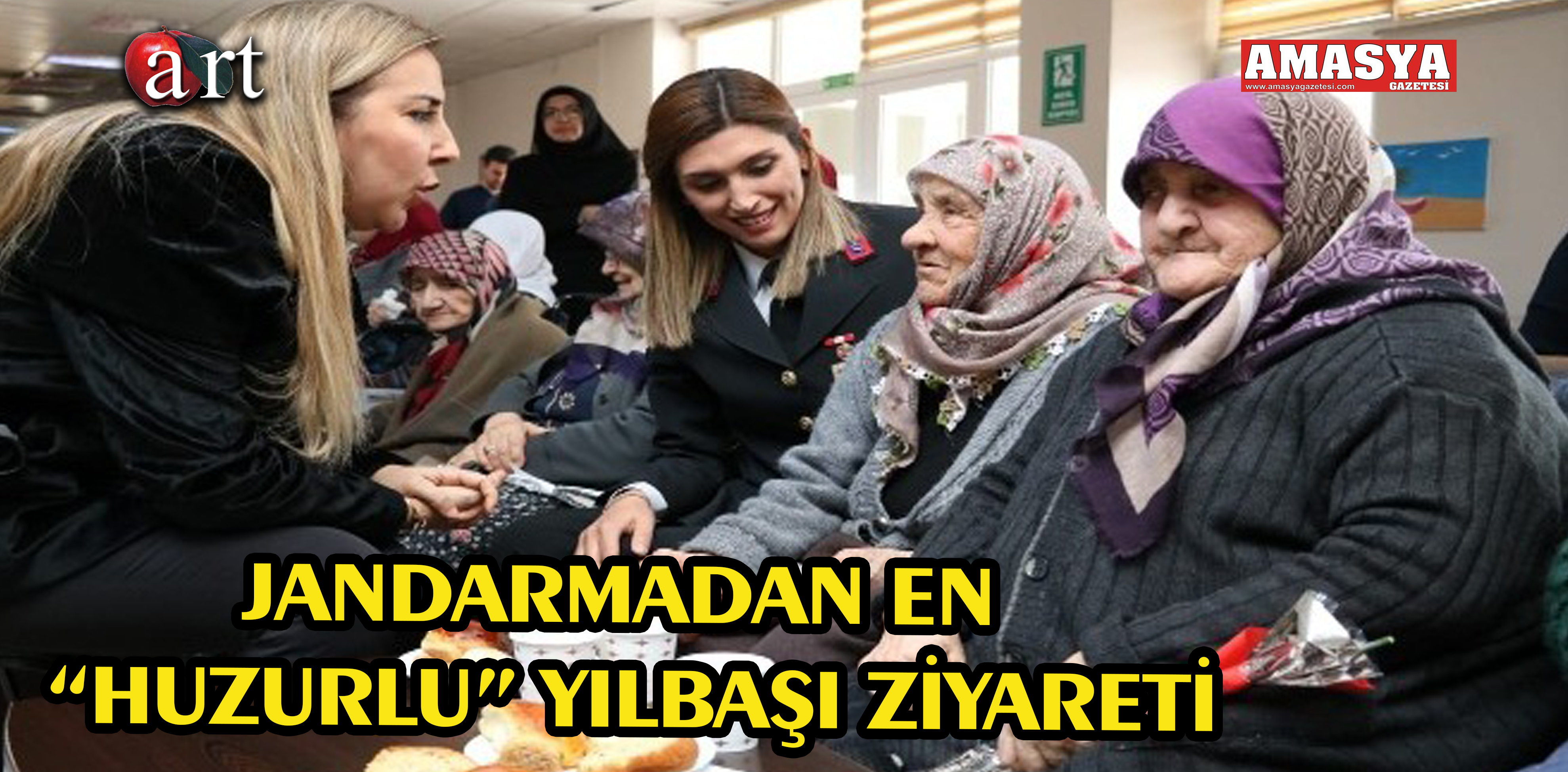 JANDARMADAN EN “HUZURLU” YILBAŞI ZİYARETİ