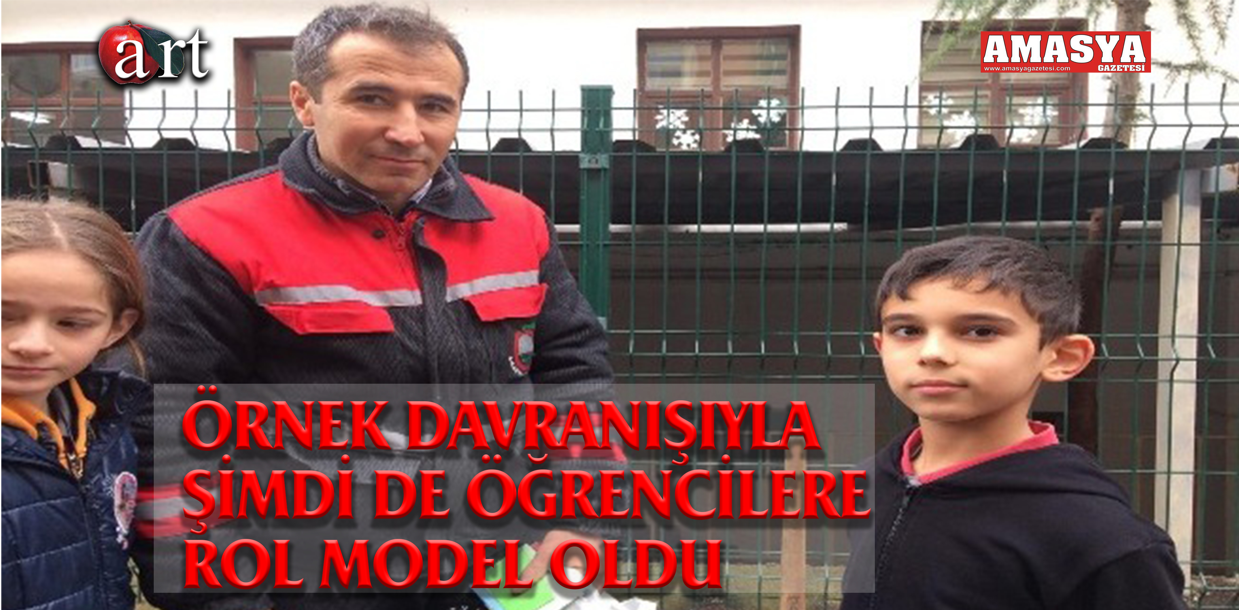 ÖRNEK DAVRANIŞIYLA ŞİMDİ DE ÖĞRENCİLERE ROL MODEL OLDU