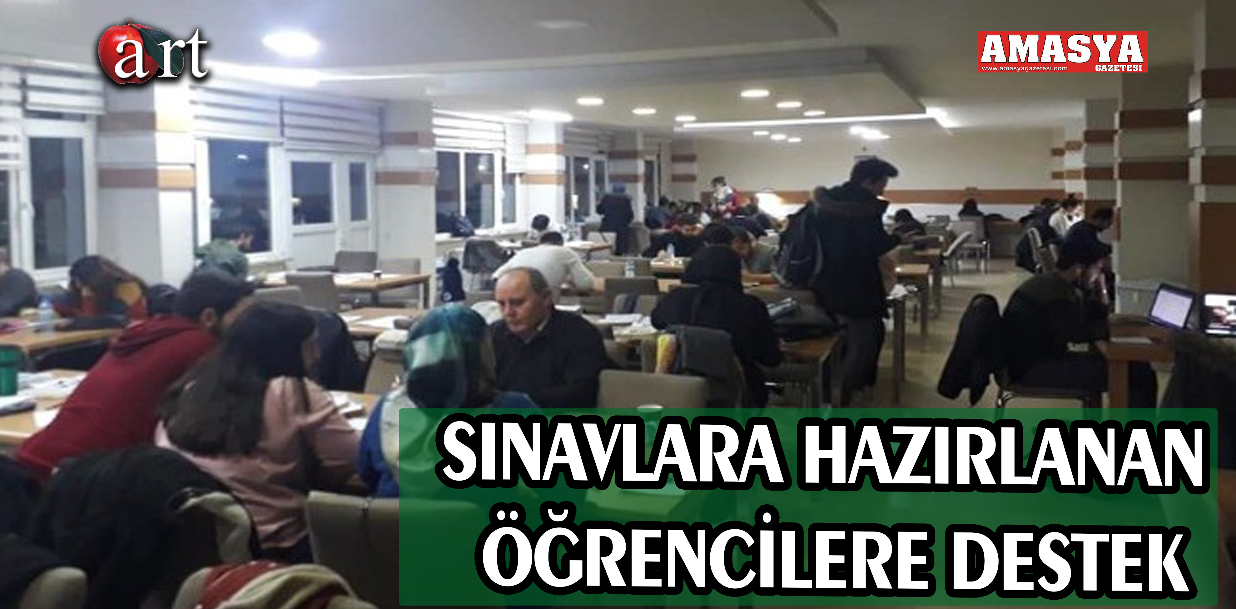 SINAVLARA HAZIRLANAN ÖĞRENCİLERE DESTEK