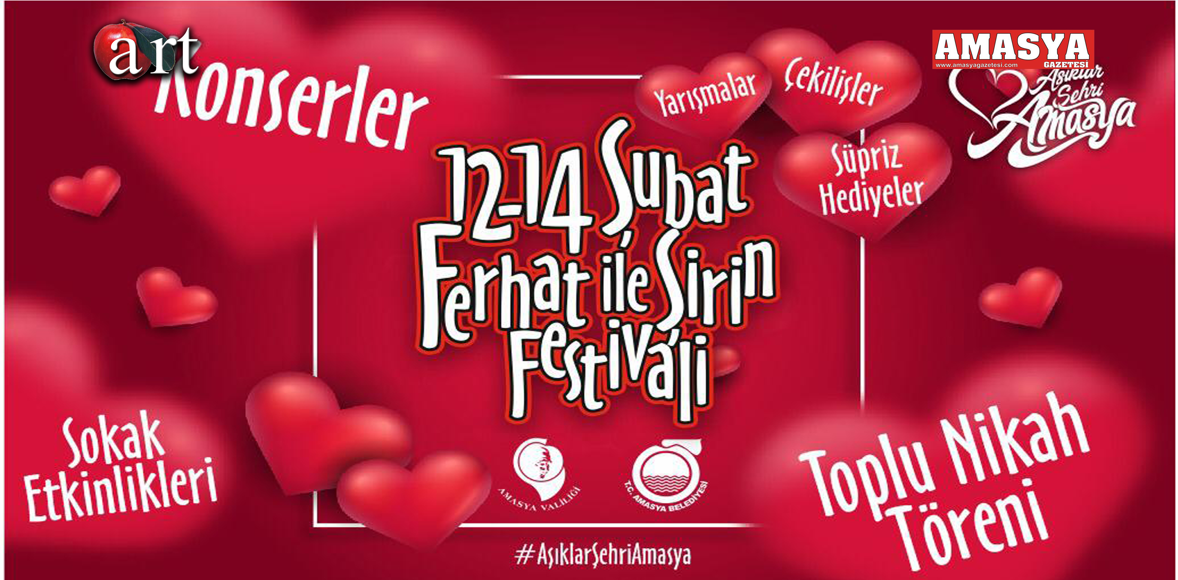 12-14 ŞUBAT FERHAT İLE ŞİRİN FESTİVALİ