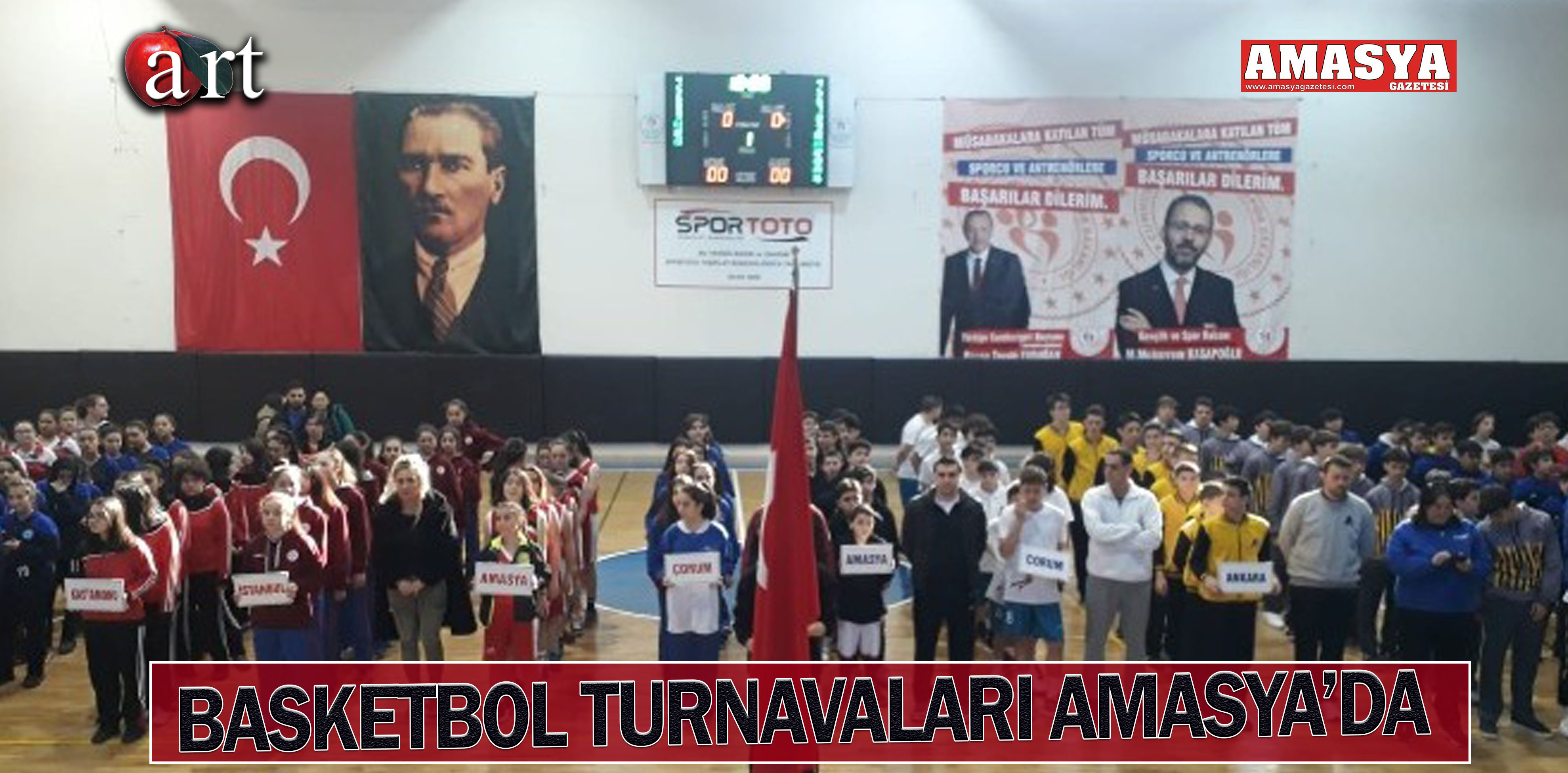 BASKETBOL TURNAVALARI AMASYA’DA