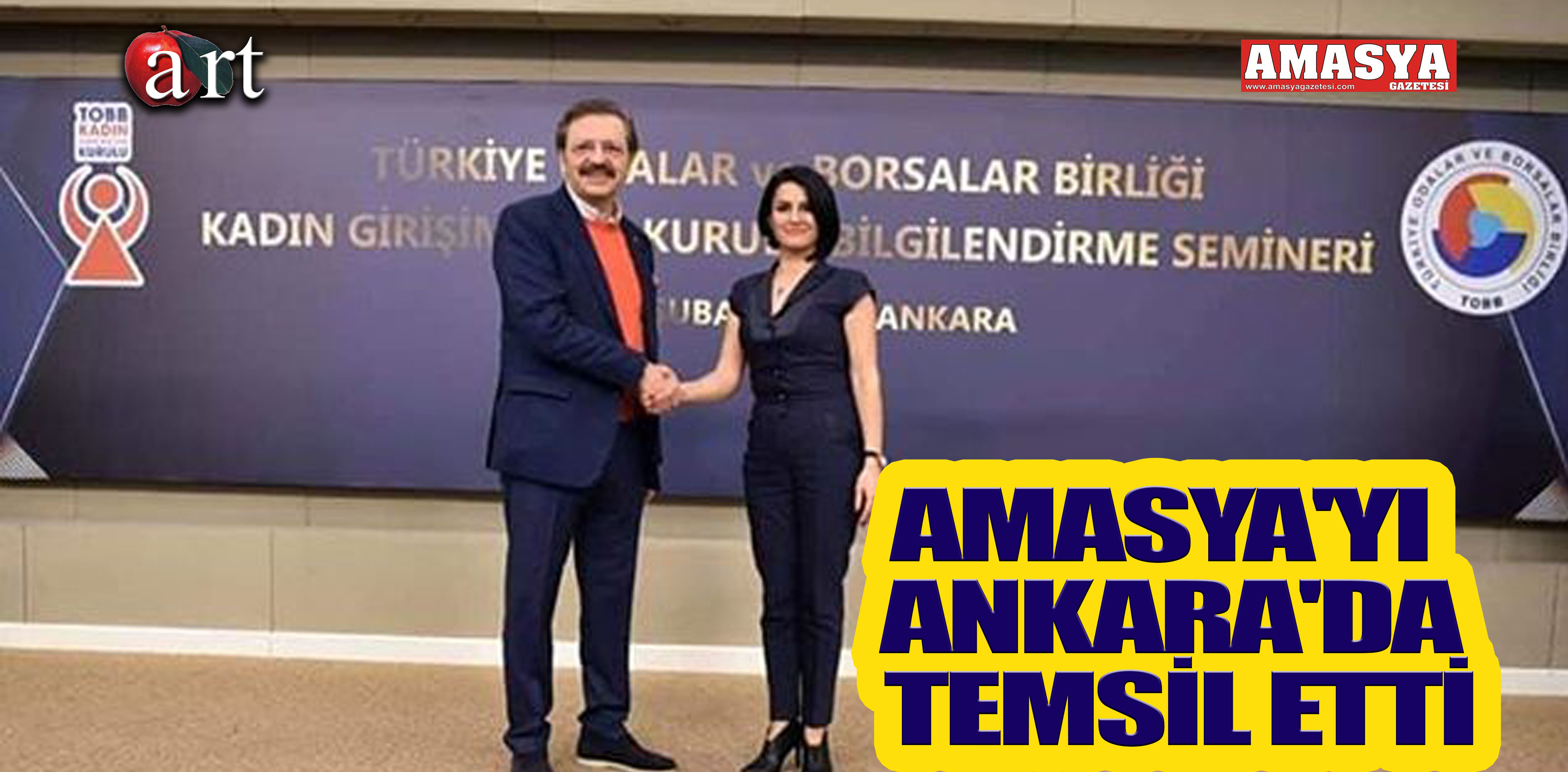 AMASYA’YI ANKARA’DA TEMSİL ETTİ