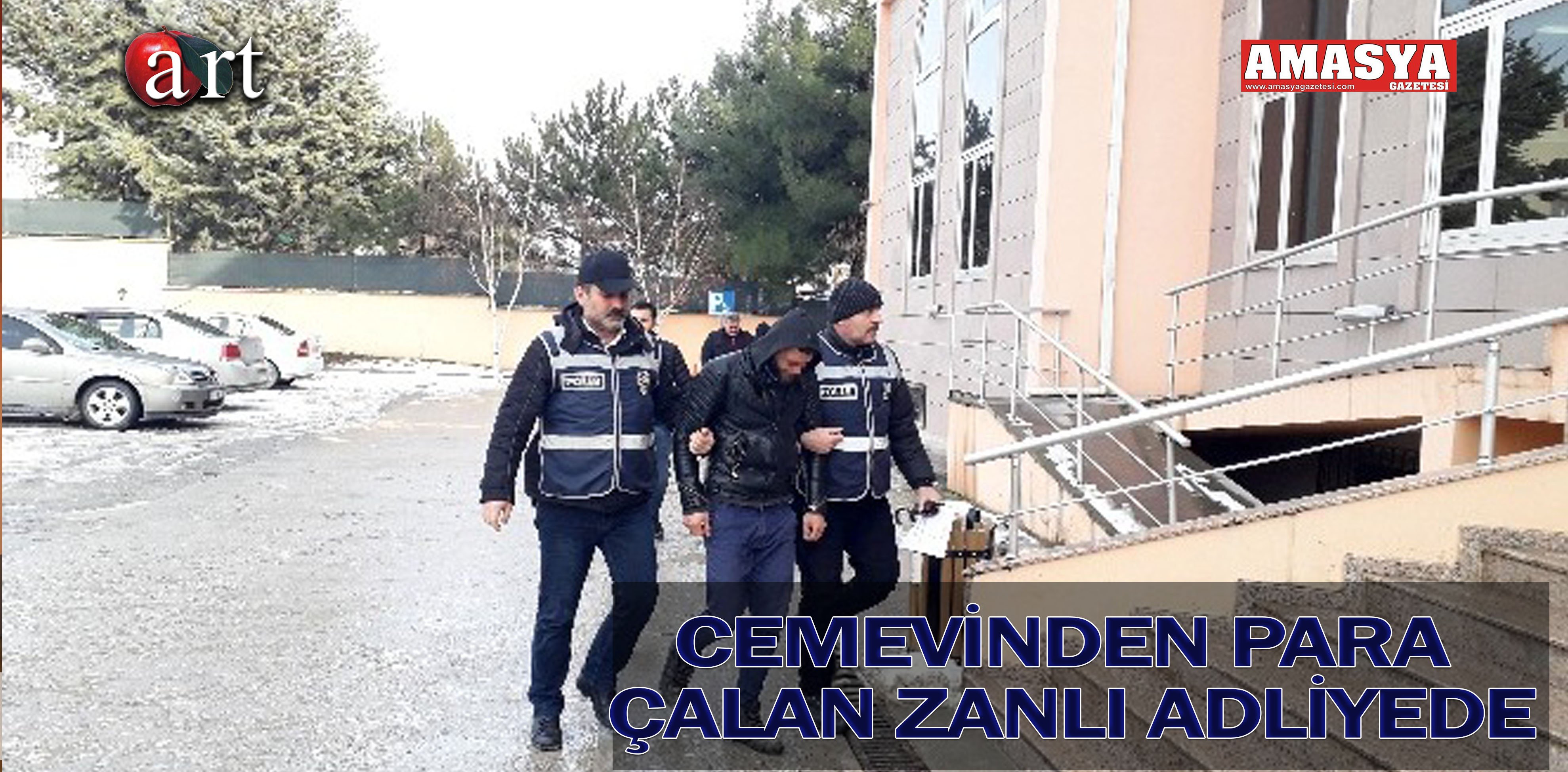 CEMEVİNDEN PARA ÇALAN ZANLI ADLİYEDE