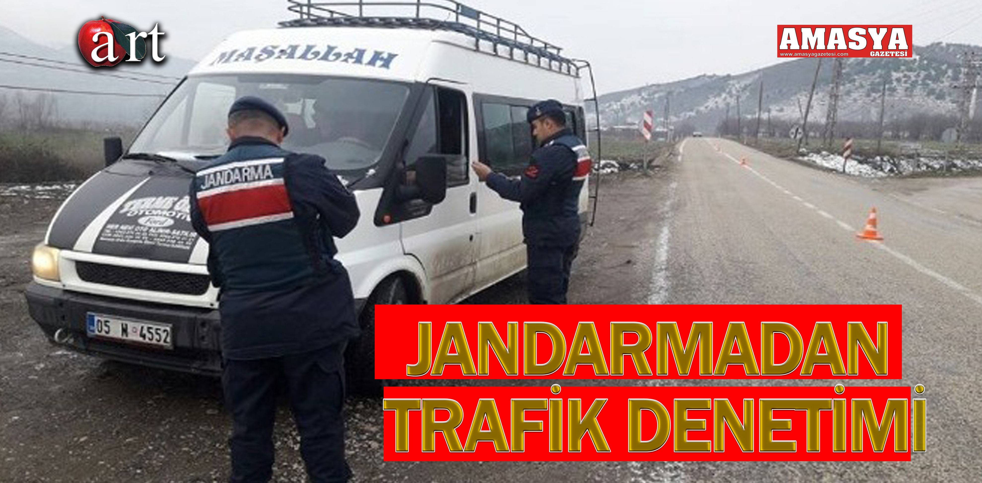 JANDARMADAN TRAFİK DENETİMİ