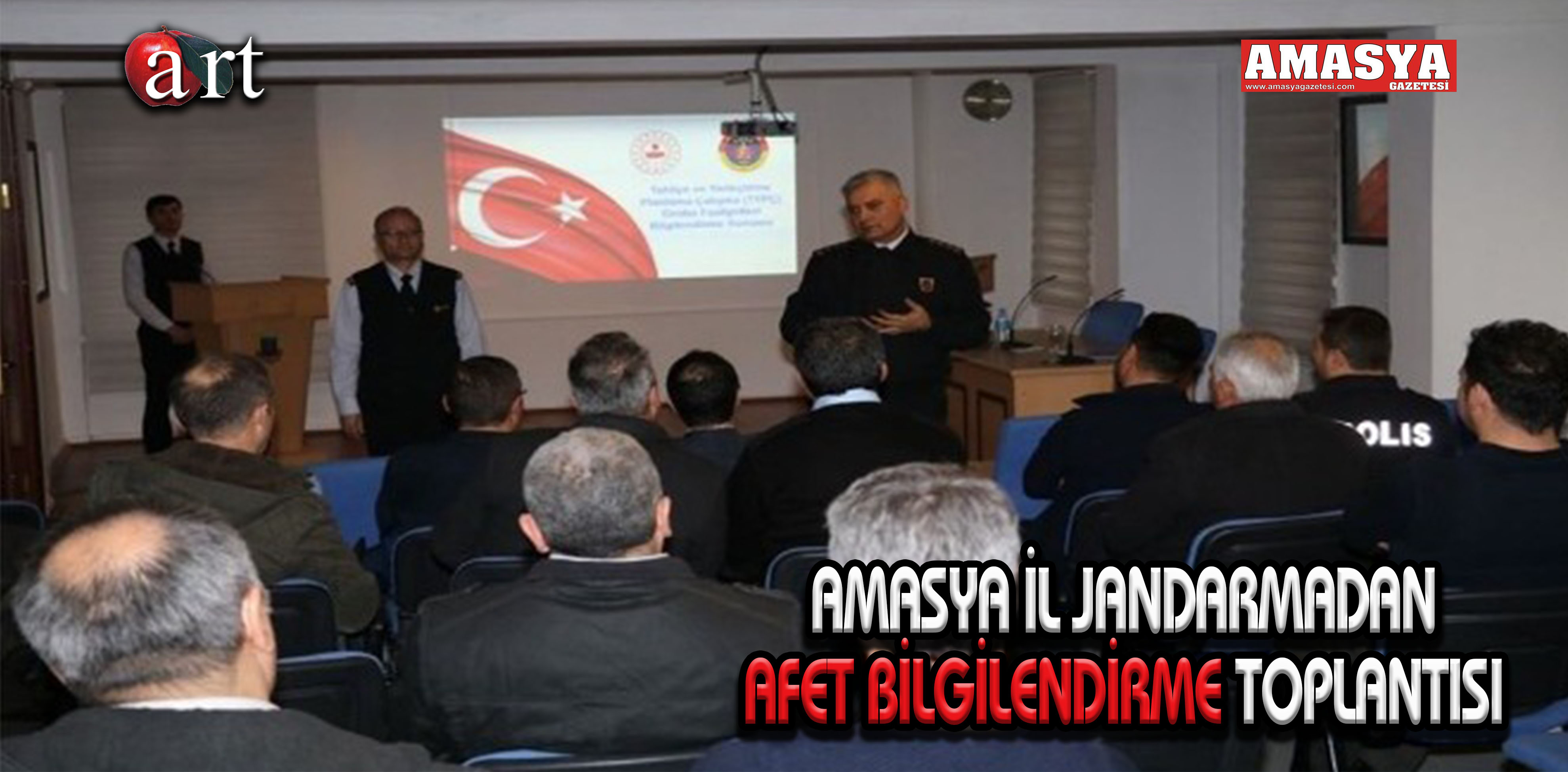 AMASYA İL JANDARMADAN AFET BİLGİLENDİRME TOPLANTISI