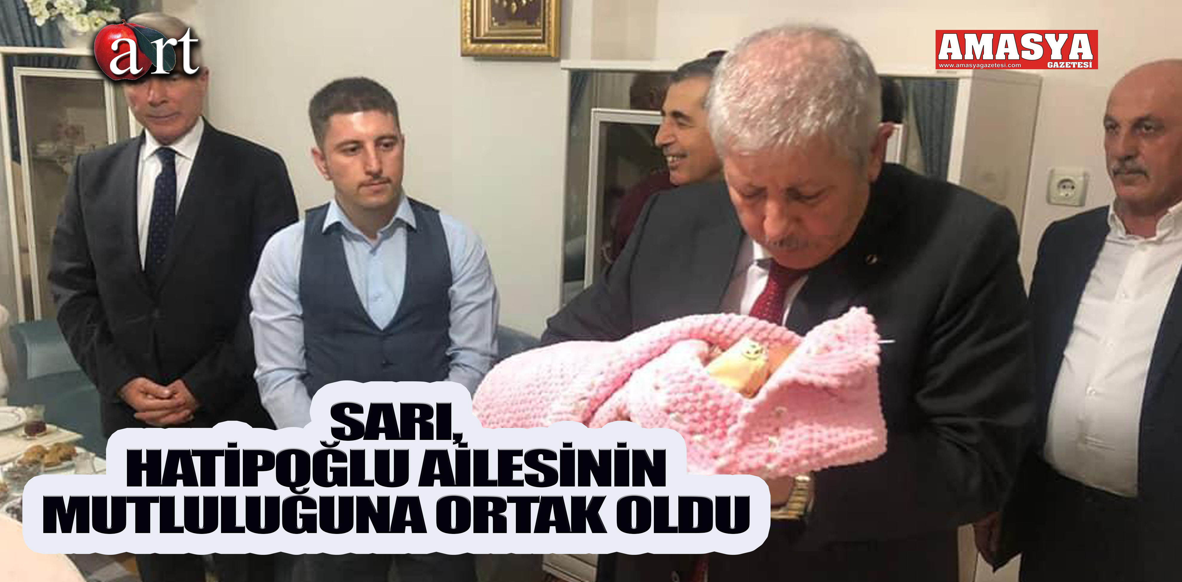 SARI, HATİPOĞLU AİLESİNİN MUTLULUĞUNA ORTAK OLDU