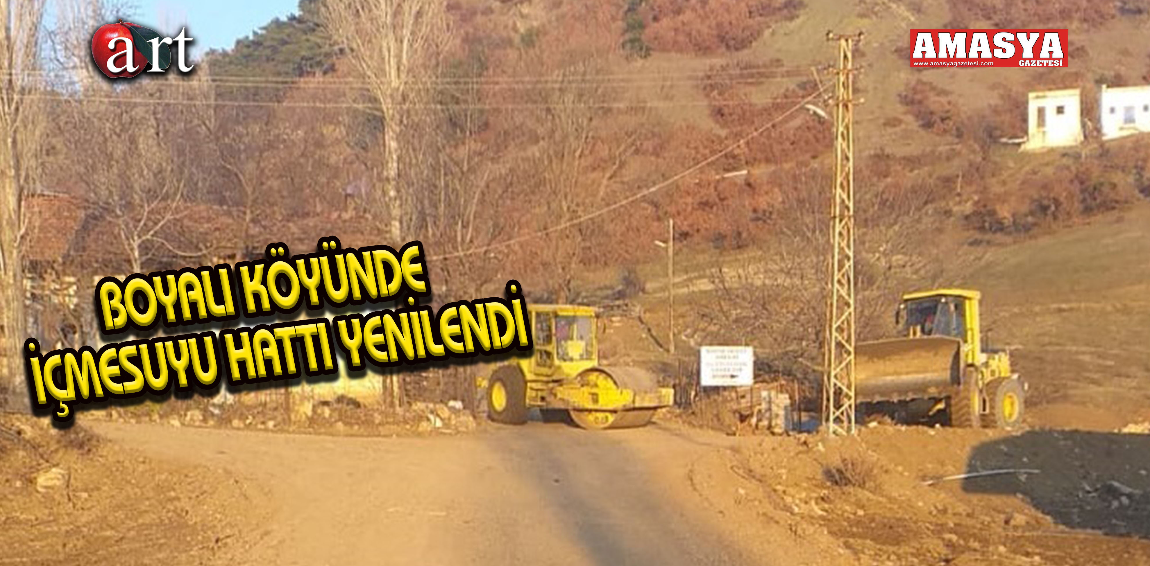 BOYALI KÖYÜNDE İÇMESUYU HATTI YENİLENDİ