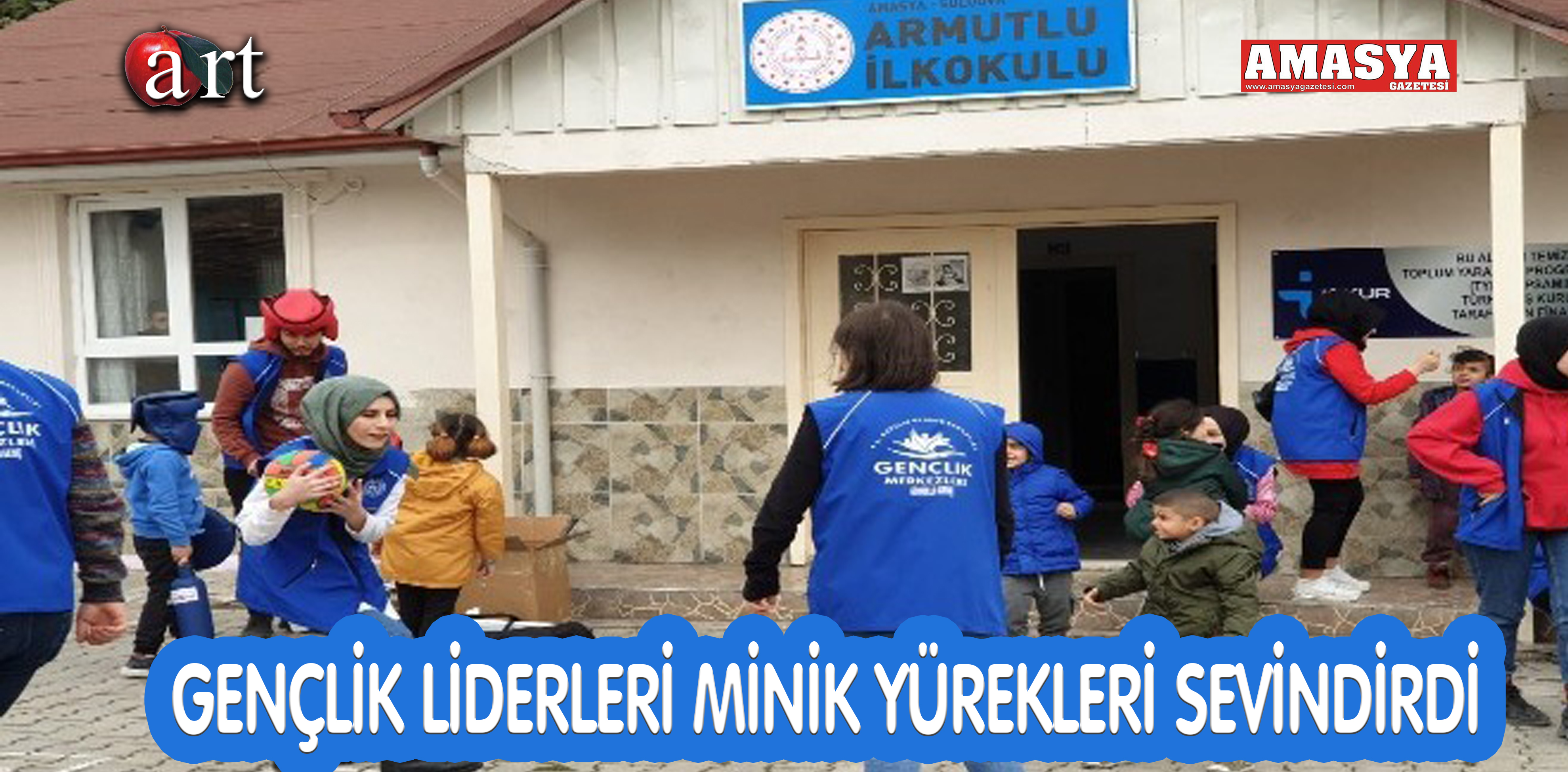 GENÇLİK LİDERLERİ MİNİK YÜREKLERİ SEVİNDİRDİ