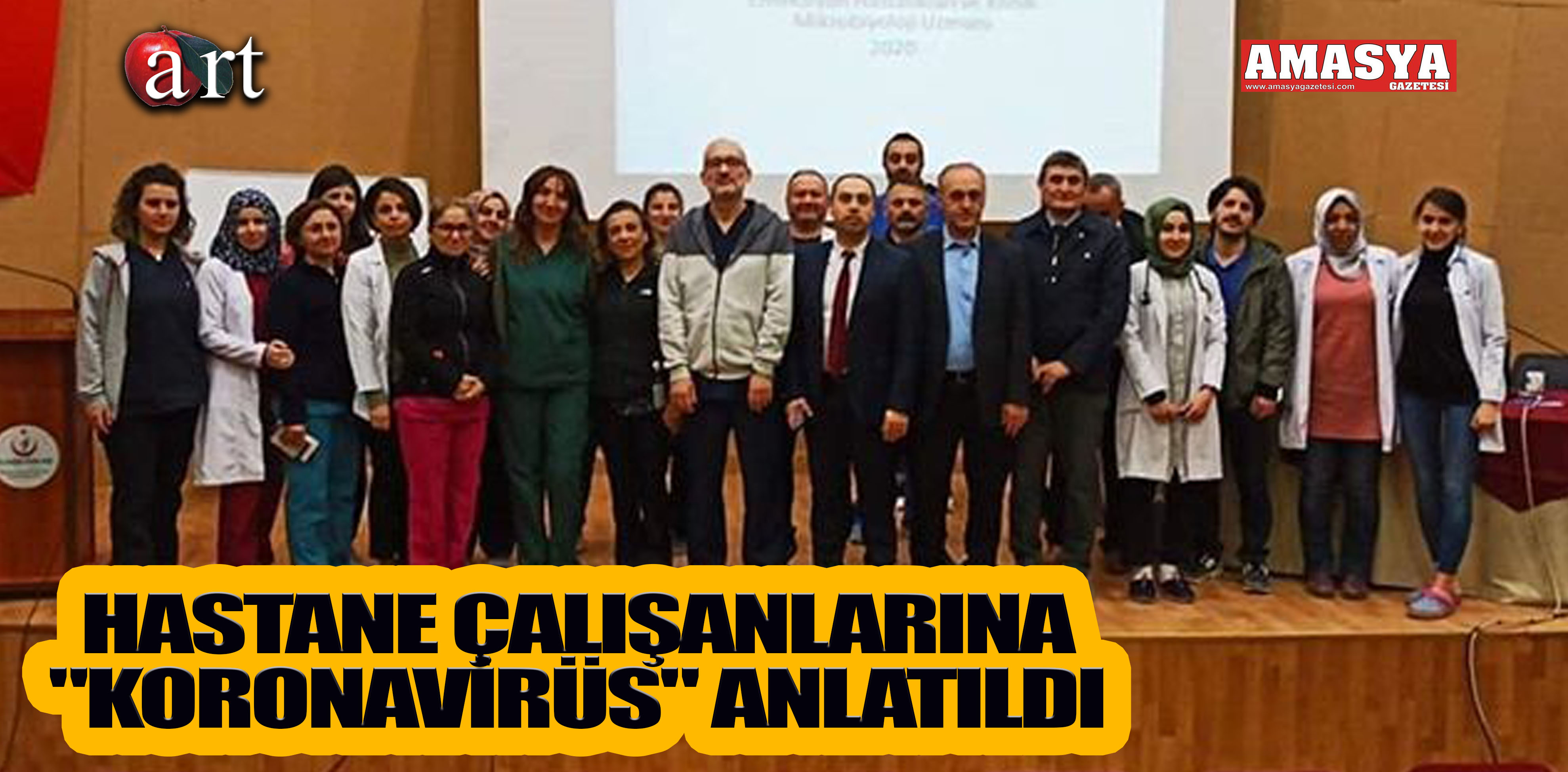 HASTANE ÇALIŞANLARINA “KORONAVİRÜS” ANLATILDI